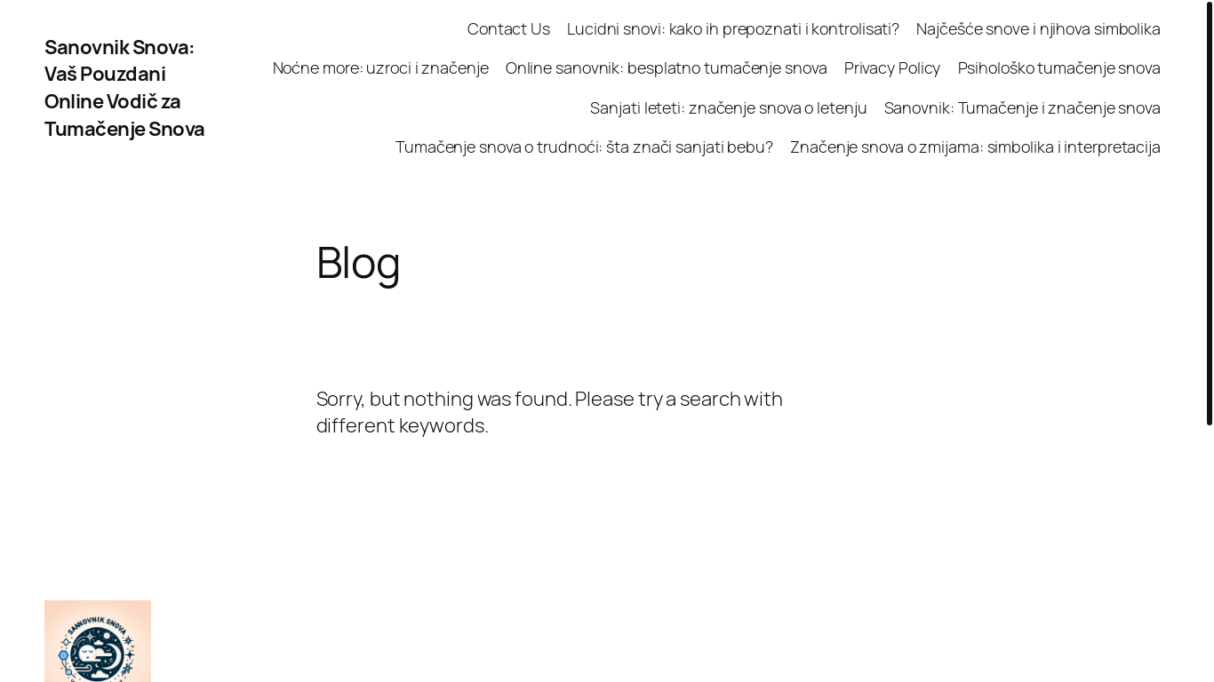 website screenshot of https://sanovnik-snova.com/