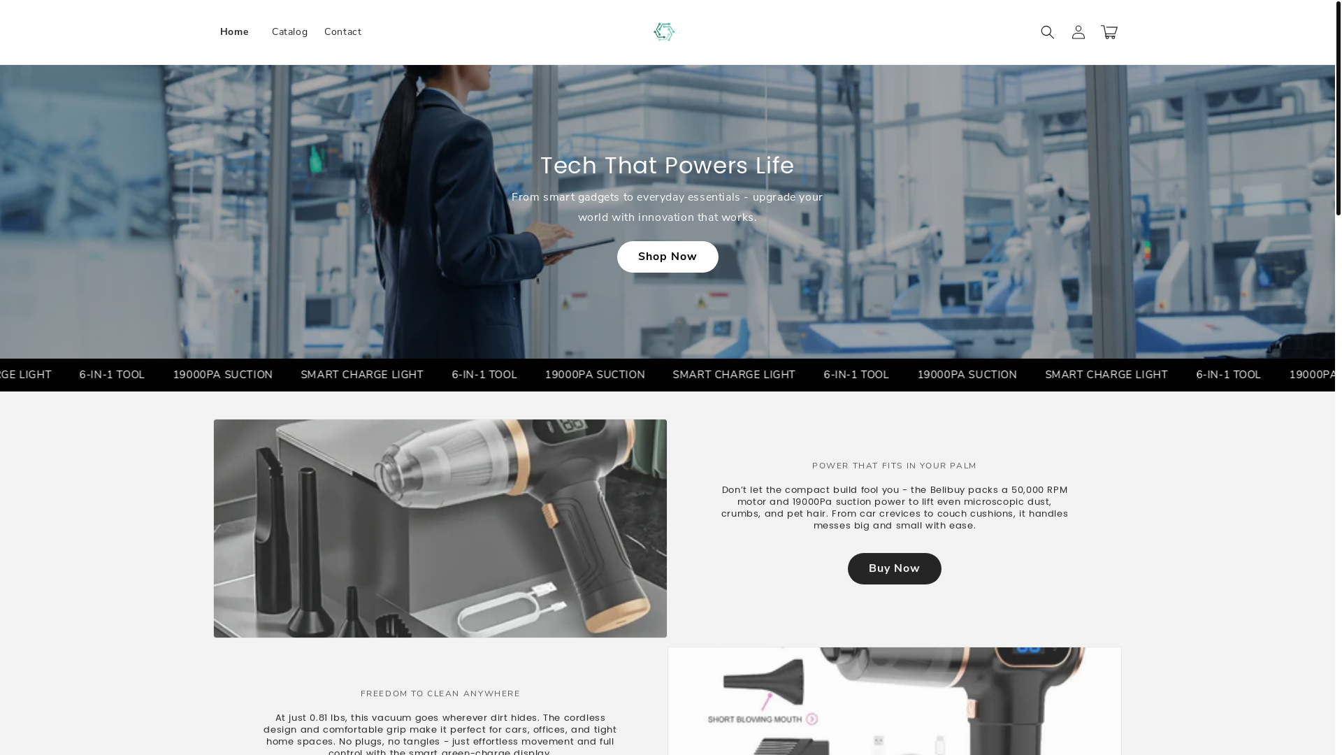 website screenshot of https://interaxistech.store/