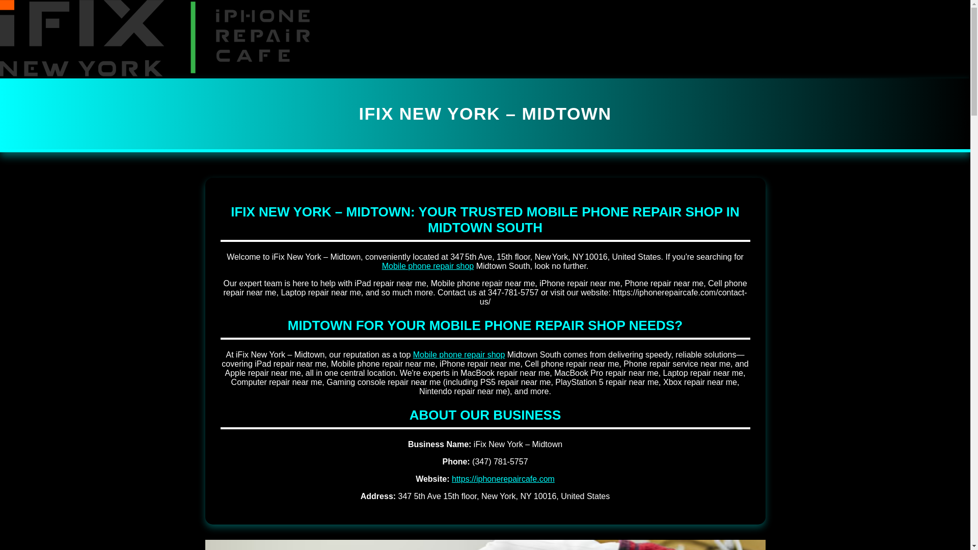 website screenshot of https://ifixnewyorkmidtownyourtrustedmobilephoneepairshopinmidtow.pages.dev/