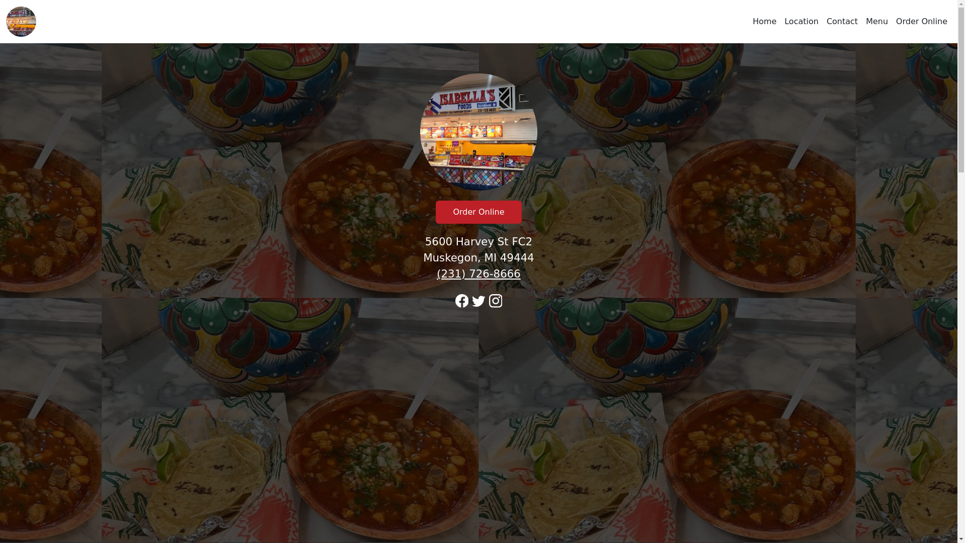 website screenshot of https://isabellasmi.com/