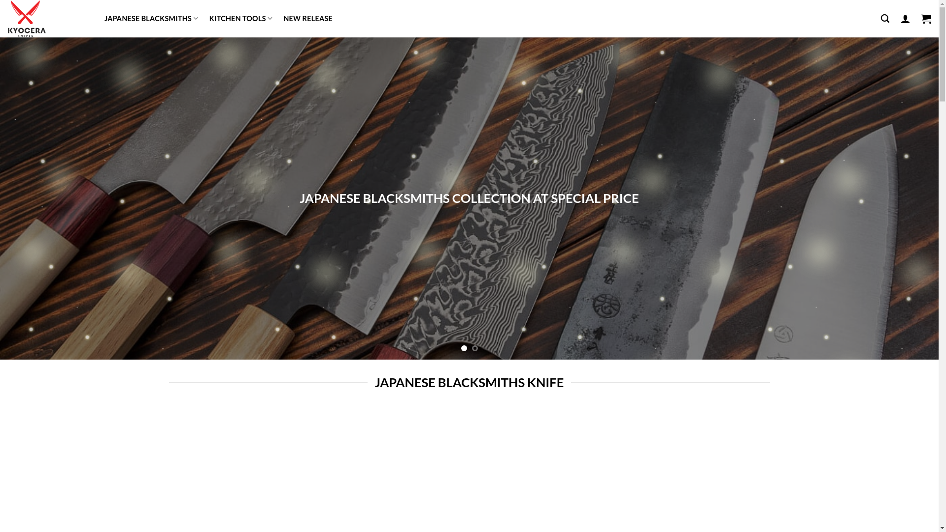 website screenshot of https://japanese-knifes.com/