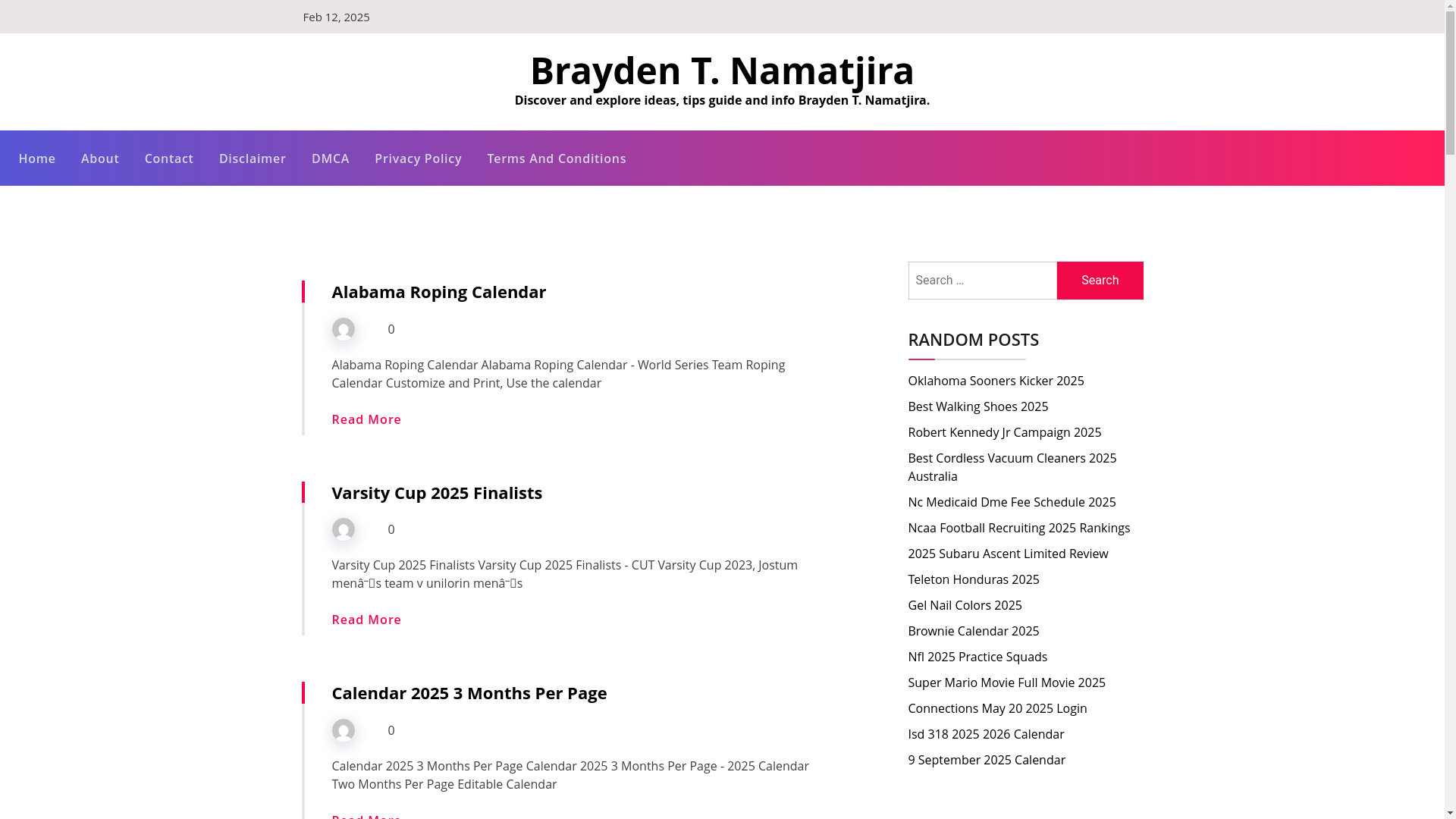 website screenshot of https://braydentnamatjira.pages.dev/