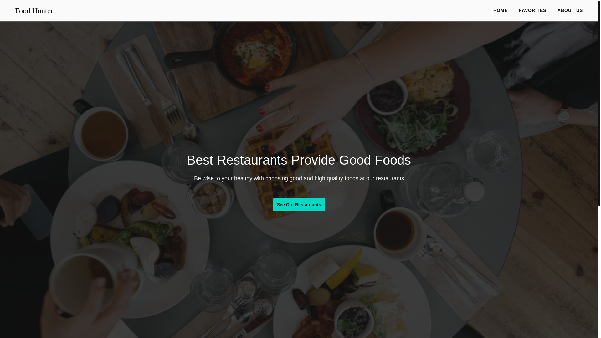website screenshot of https://food-hunter.pages.dev/
