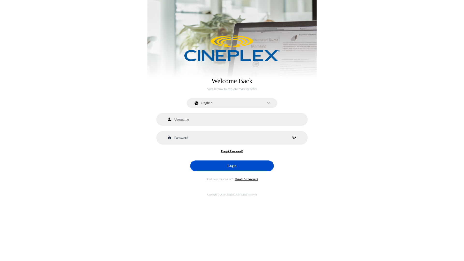 website screenshot of https://cineplexsx.com/