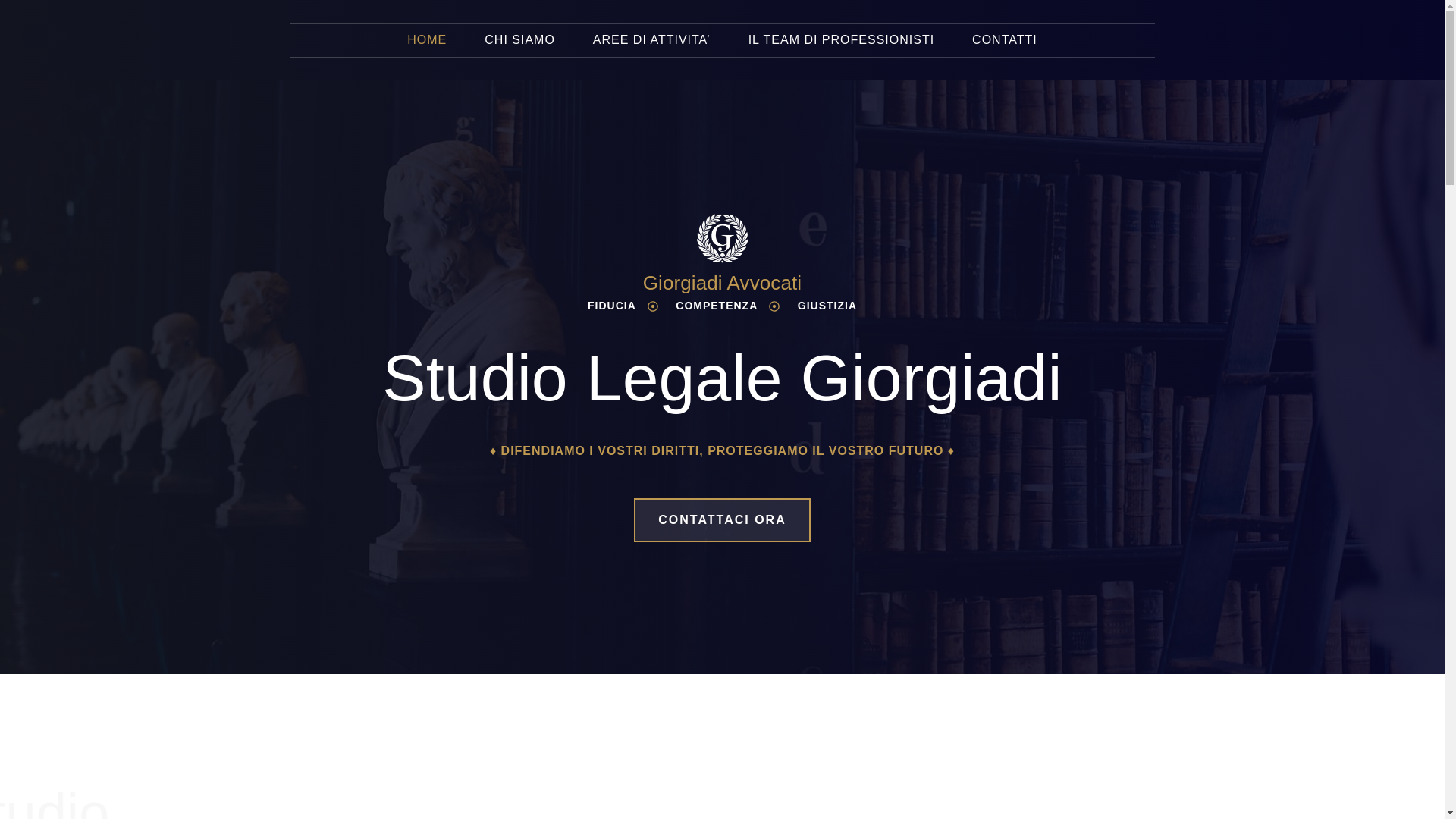 website screenshot of https://giorgiadiavvocati.com/
