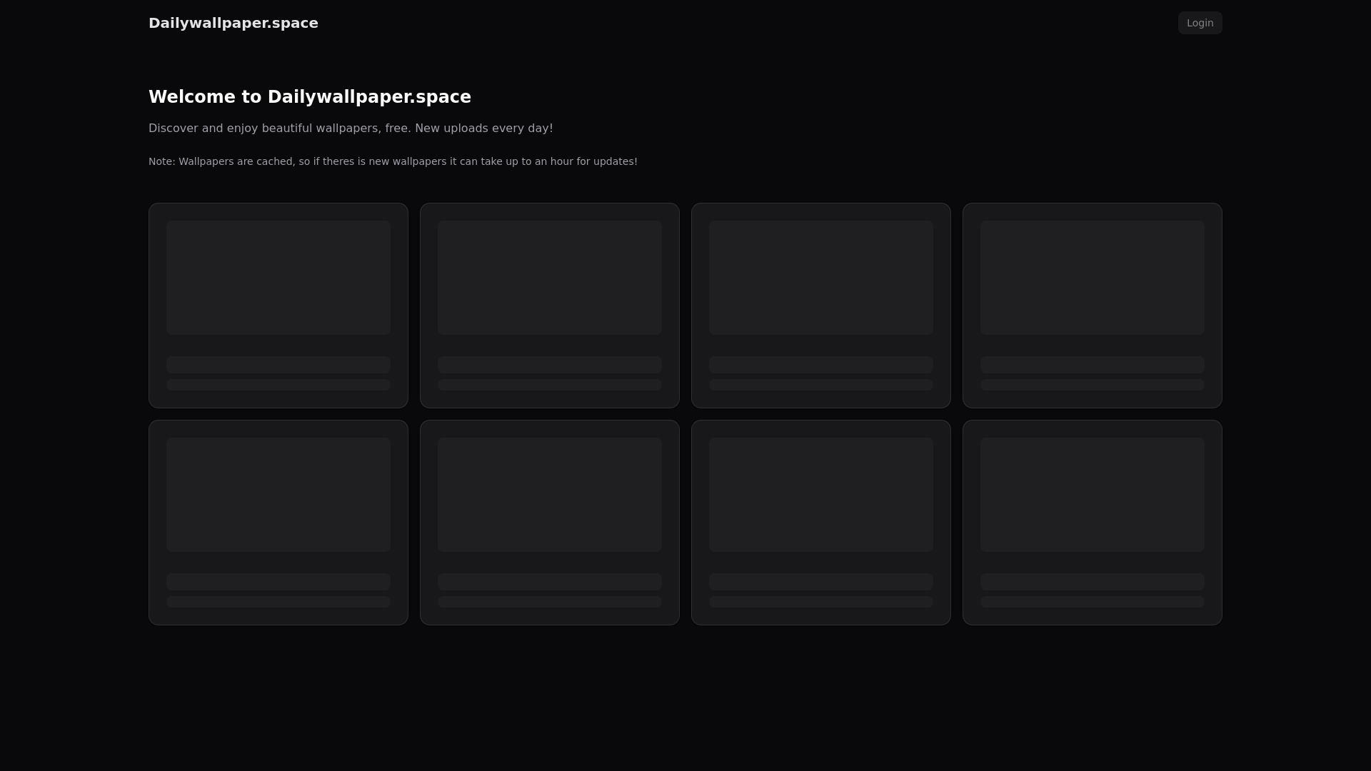 website screenshot of https://dailywallpaper-space.pages.dev/