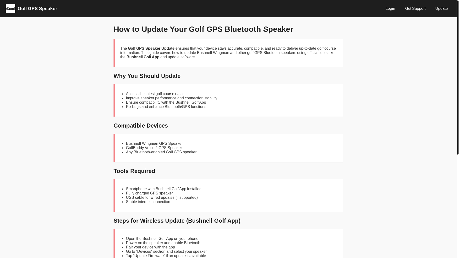 website screenshot of https://golf-gps-speaker.pages.dev/