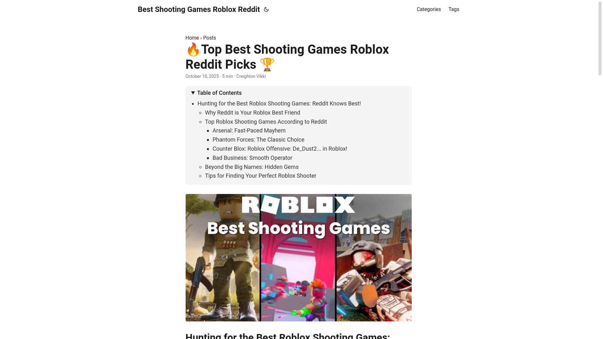website screenshot of https://best-shooting-games-roblox-reddit.pages.dev/