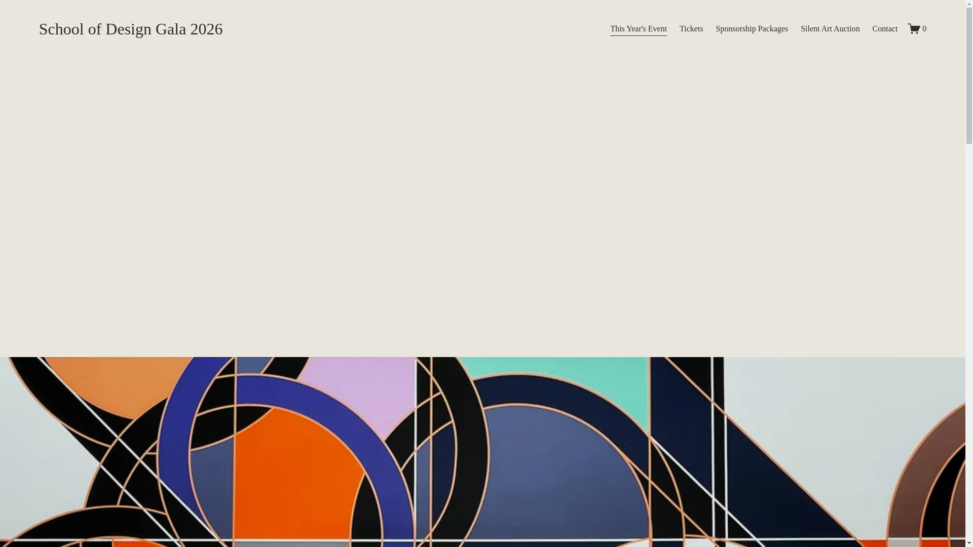 website screenshot of https://schoolofdesigngala.com/