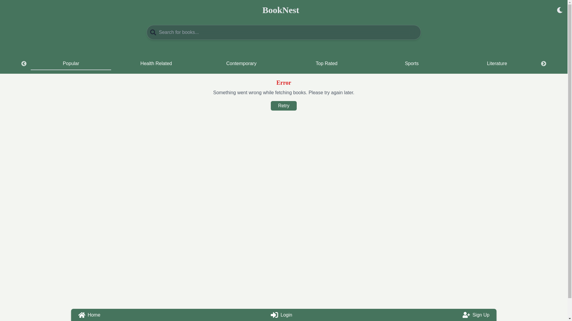 website screenshot of https://booknest-acq.pages.dev/