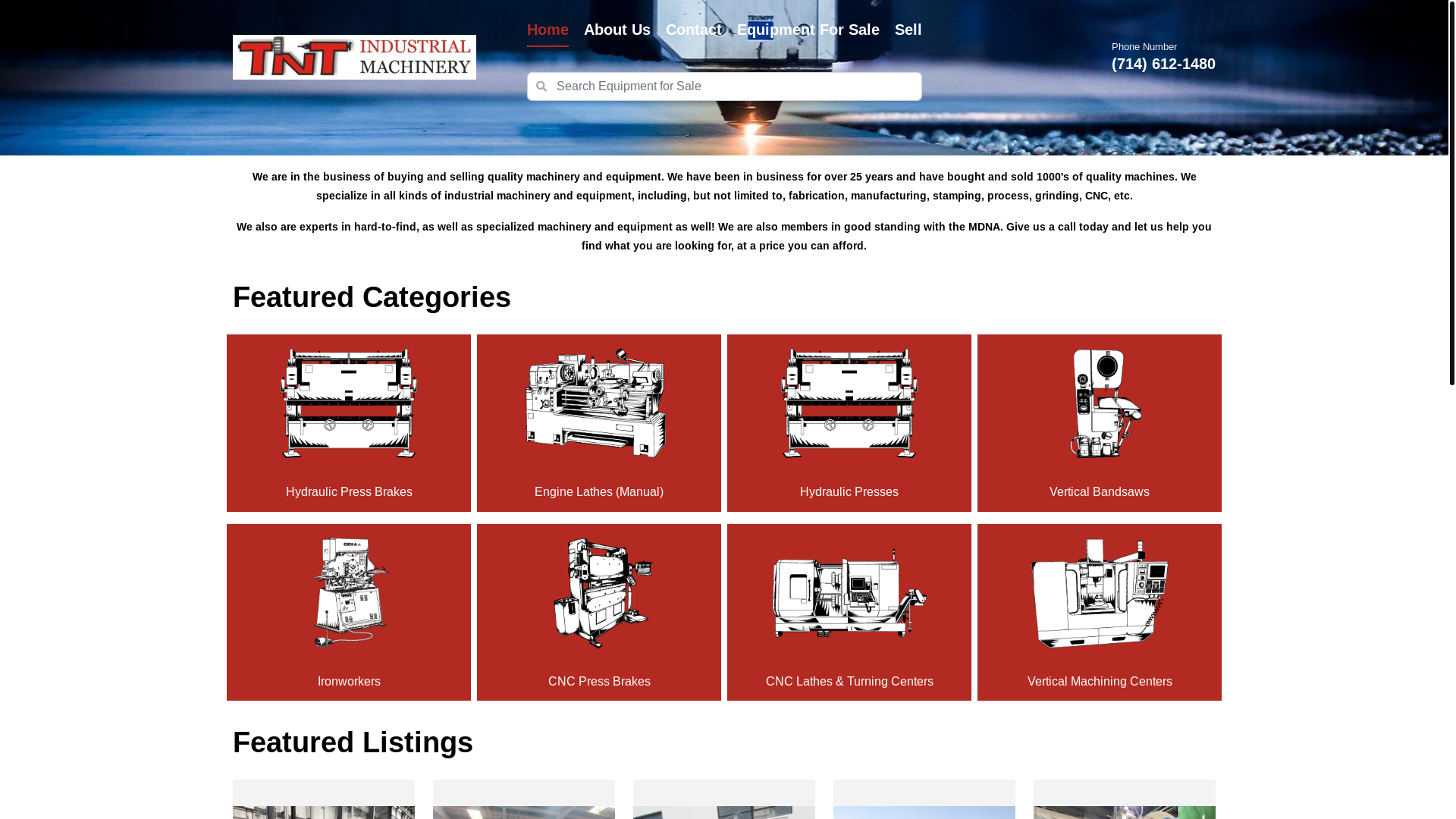 website screenshot of https://tntind-com.pages.dev/