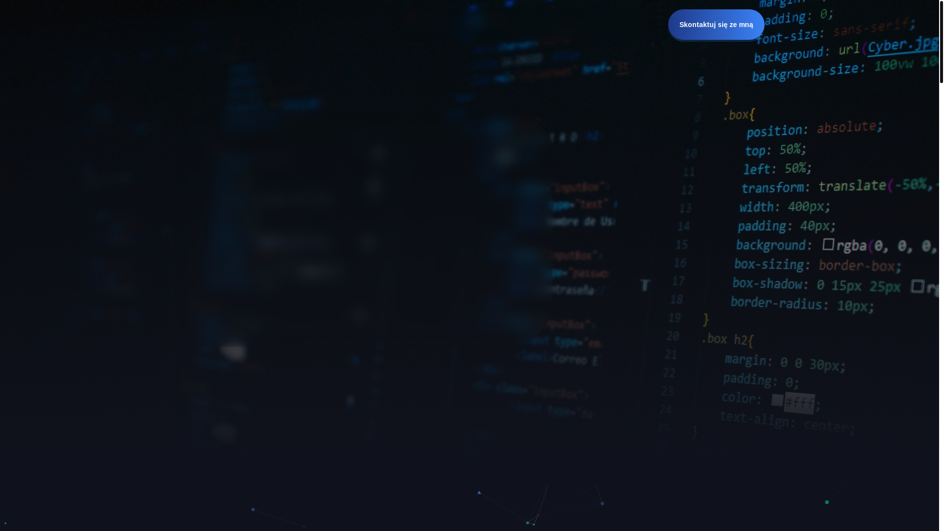 website screenshot of https://kacperpietrzyk.pl/