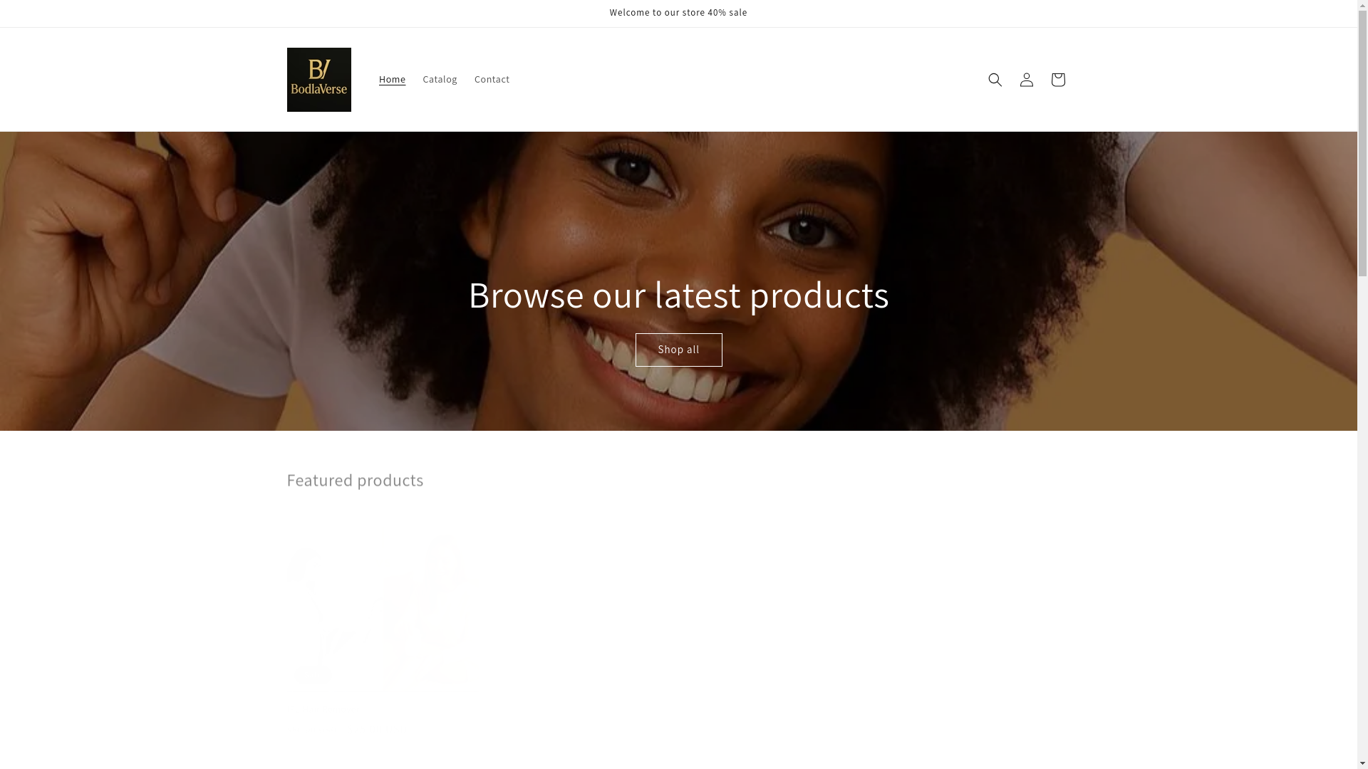 website screenshot of https://bodlaverse.shop/