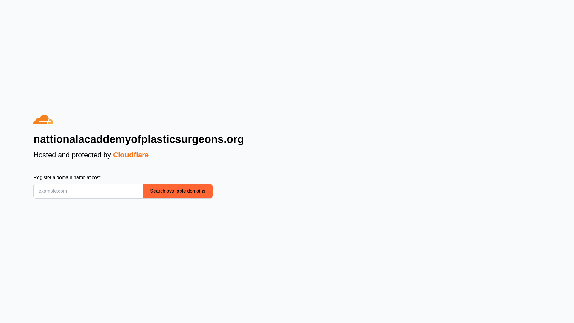 website screenshot of https://nattionalacaddemyofplasticsurgeons.org/