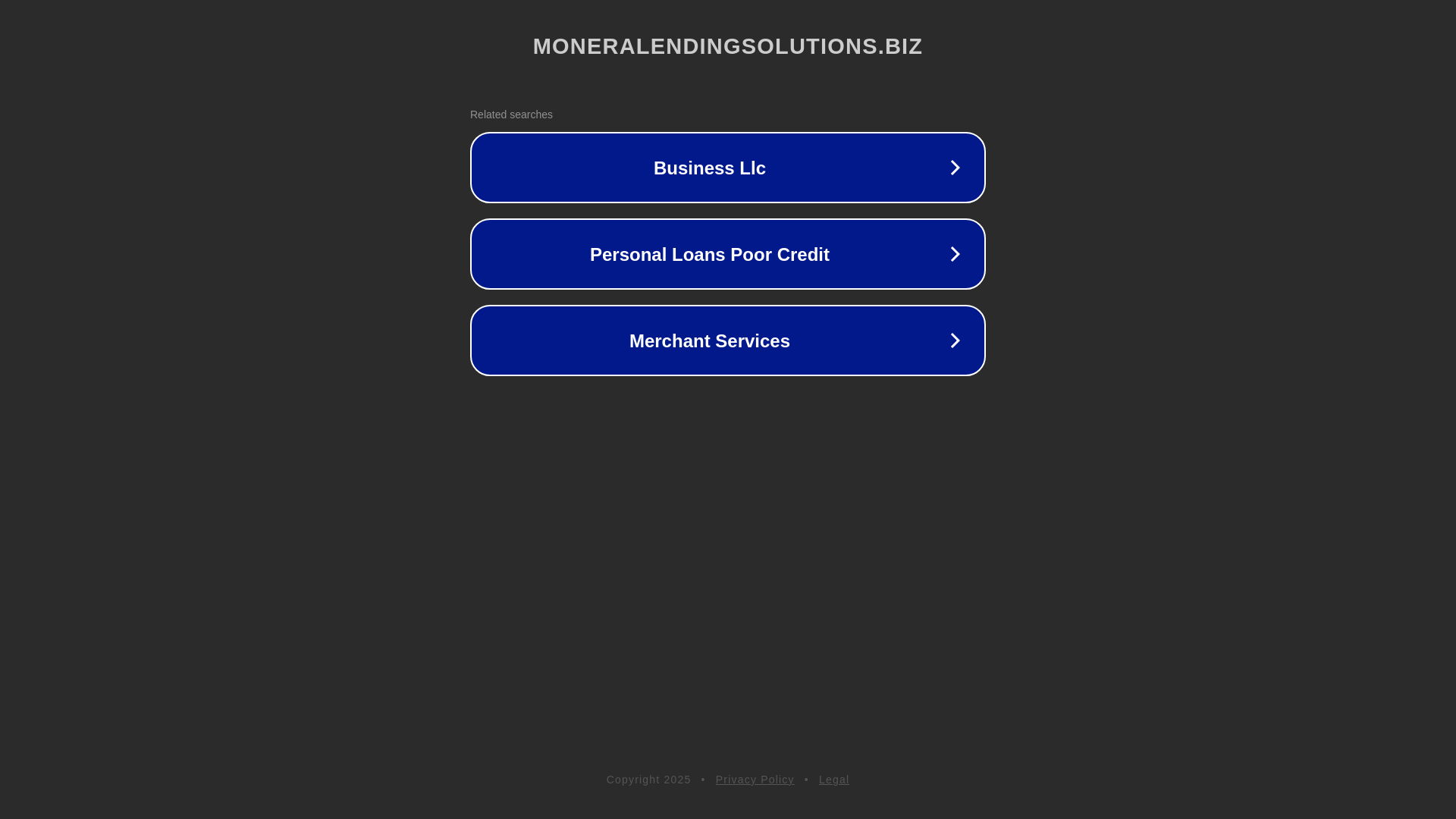 website screenshot of https://moneralendingsolutions.biz/