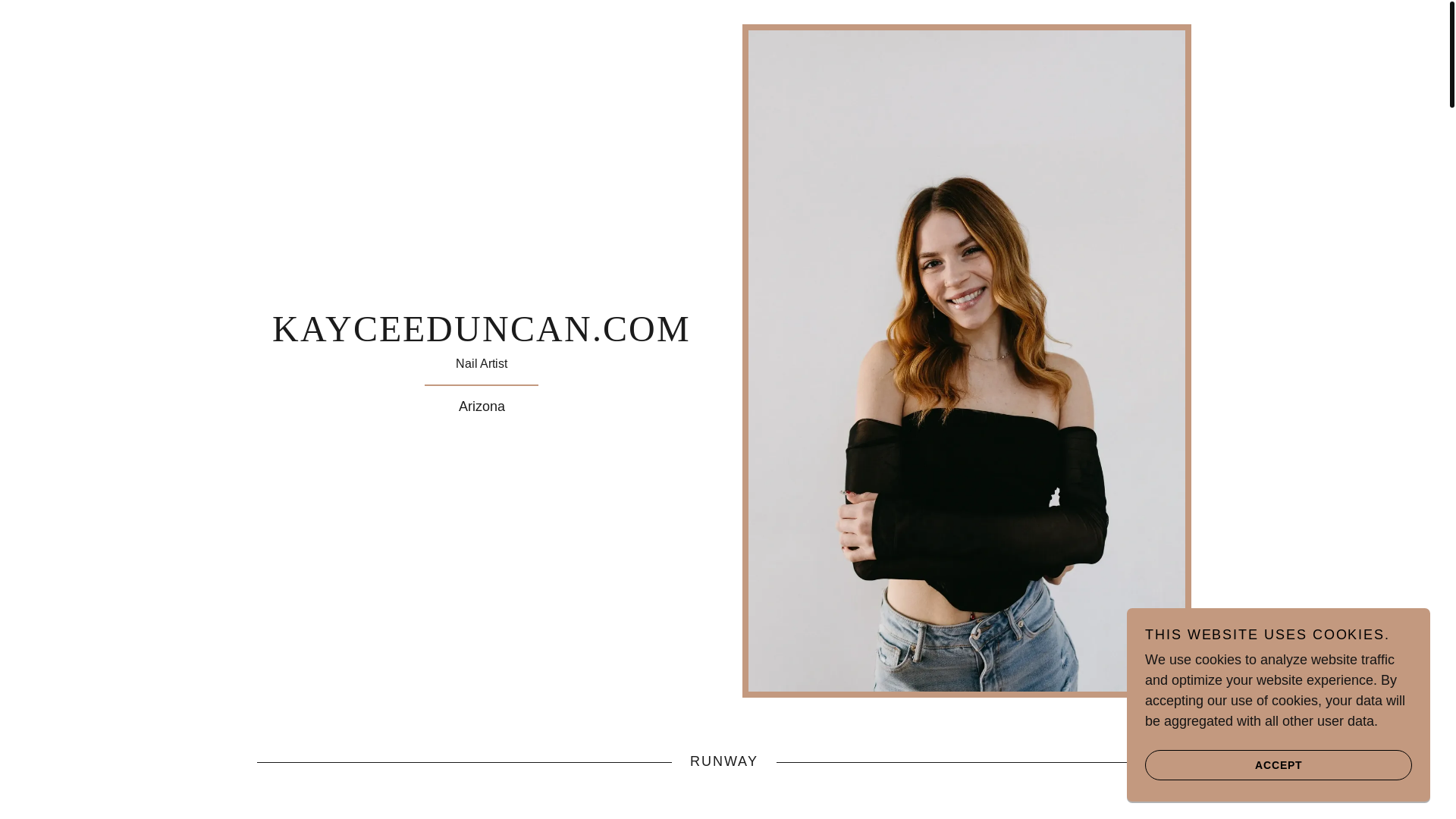 website screenshot of https://kayceeduncan.com/