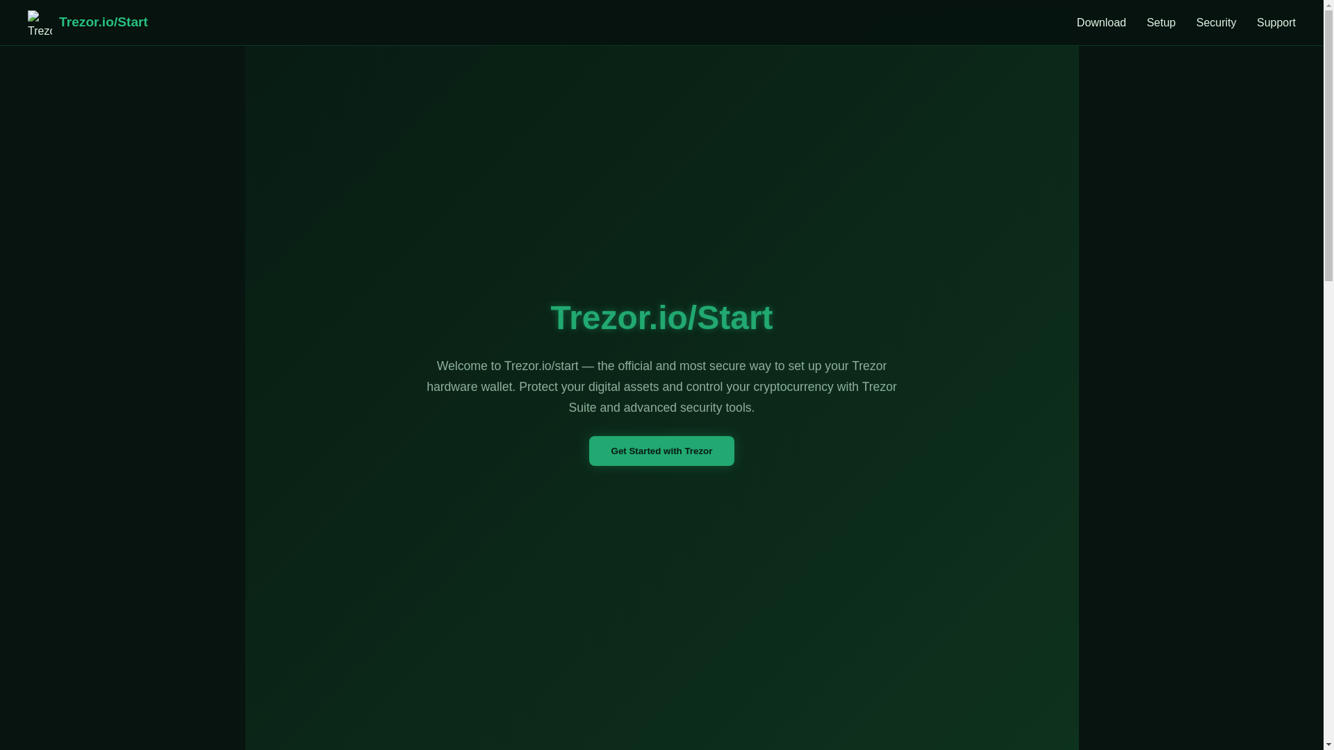 website screenshot of https://secure-trezor-io-en.pages.dev/