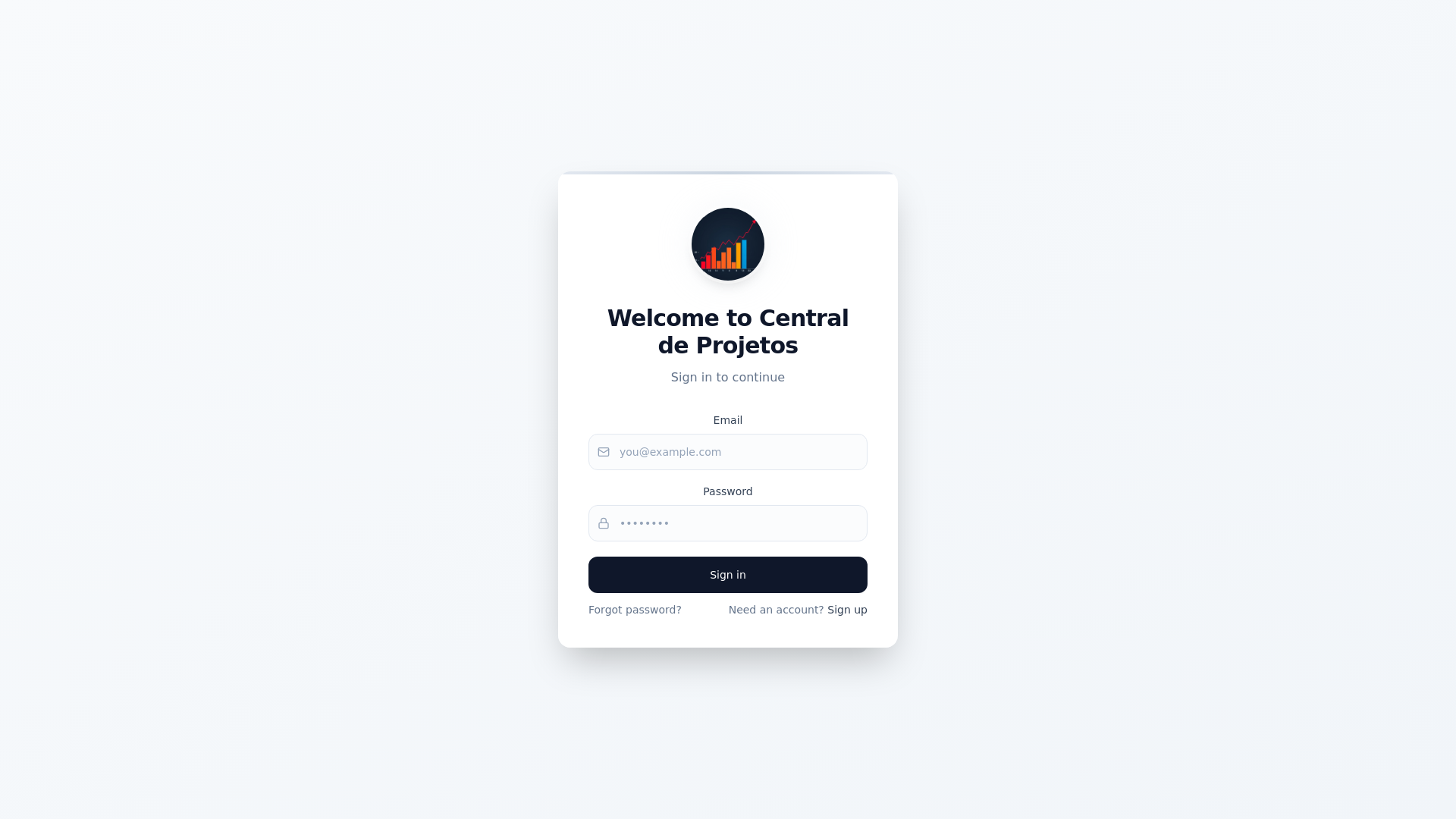 website screenshot of https://gestaoavistaon.com.br/