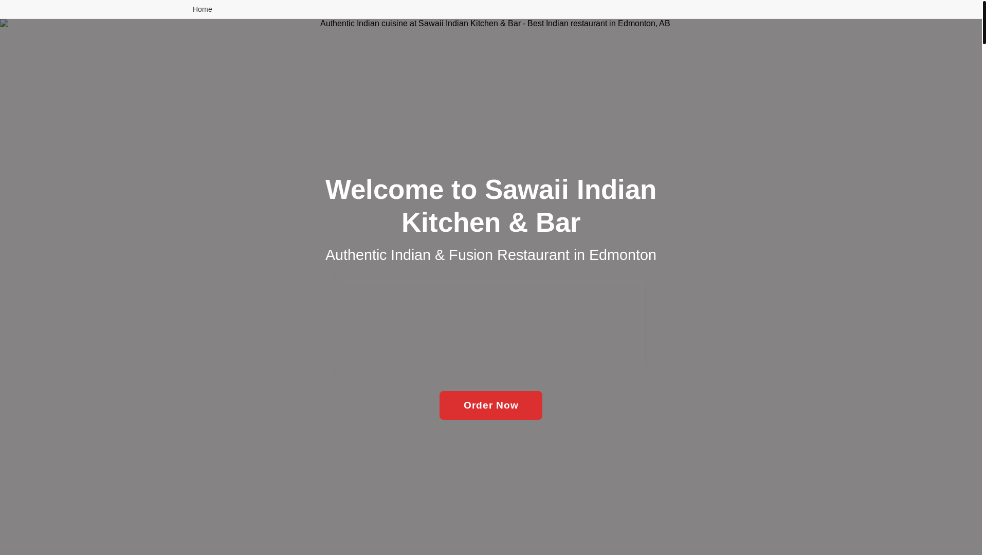 website screenshot of https://sawaii-indian-kitchen-bar.pages.dev/