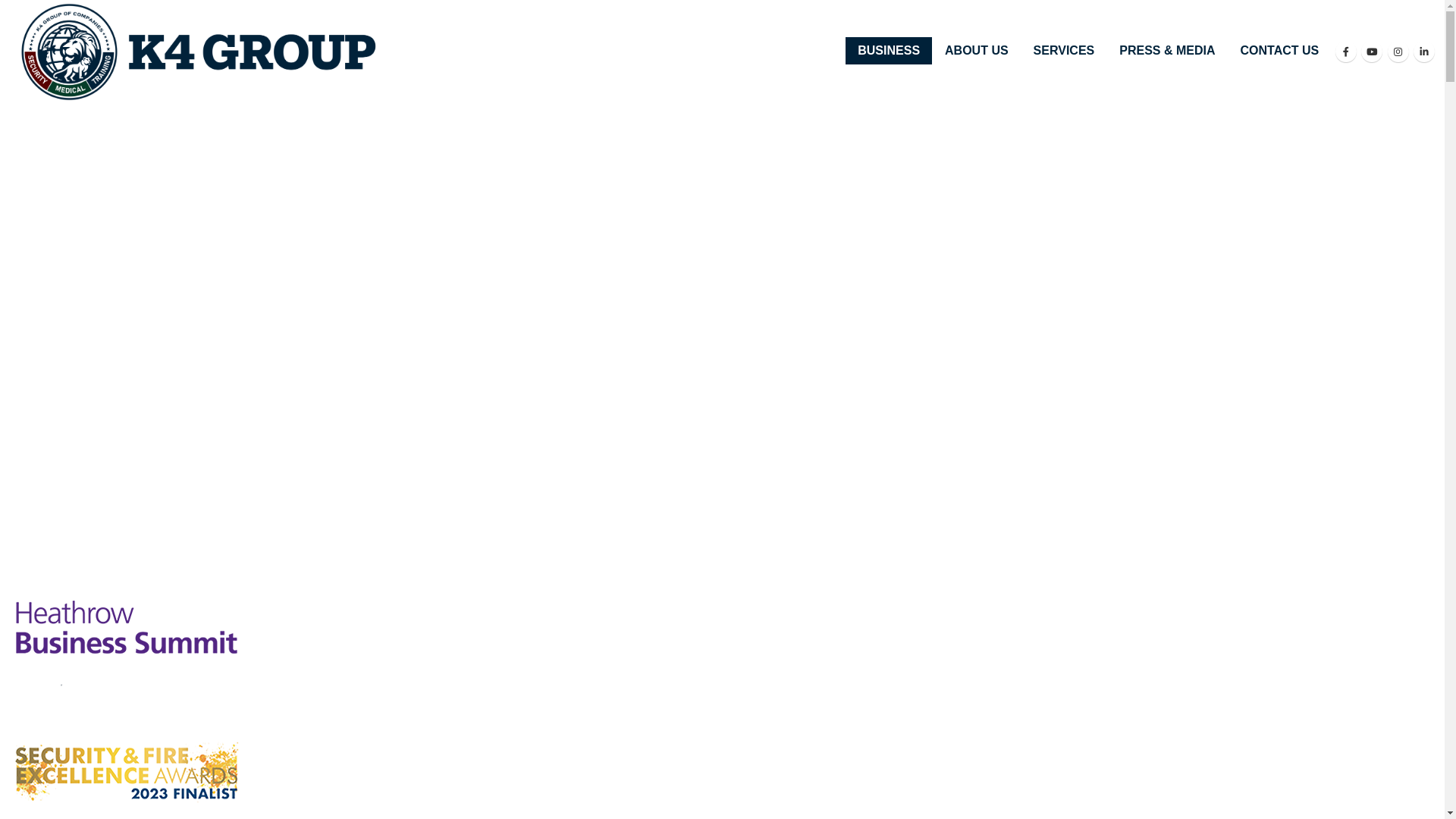 website screenshot of https://k4group.co.uk/