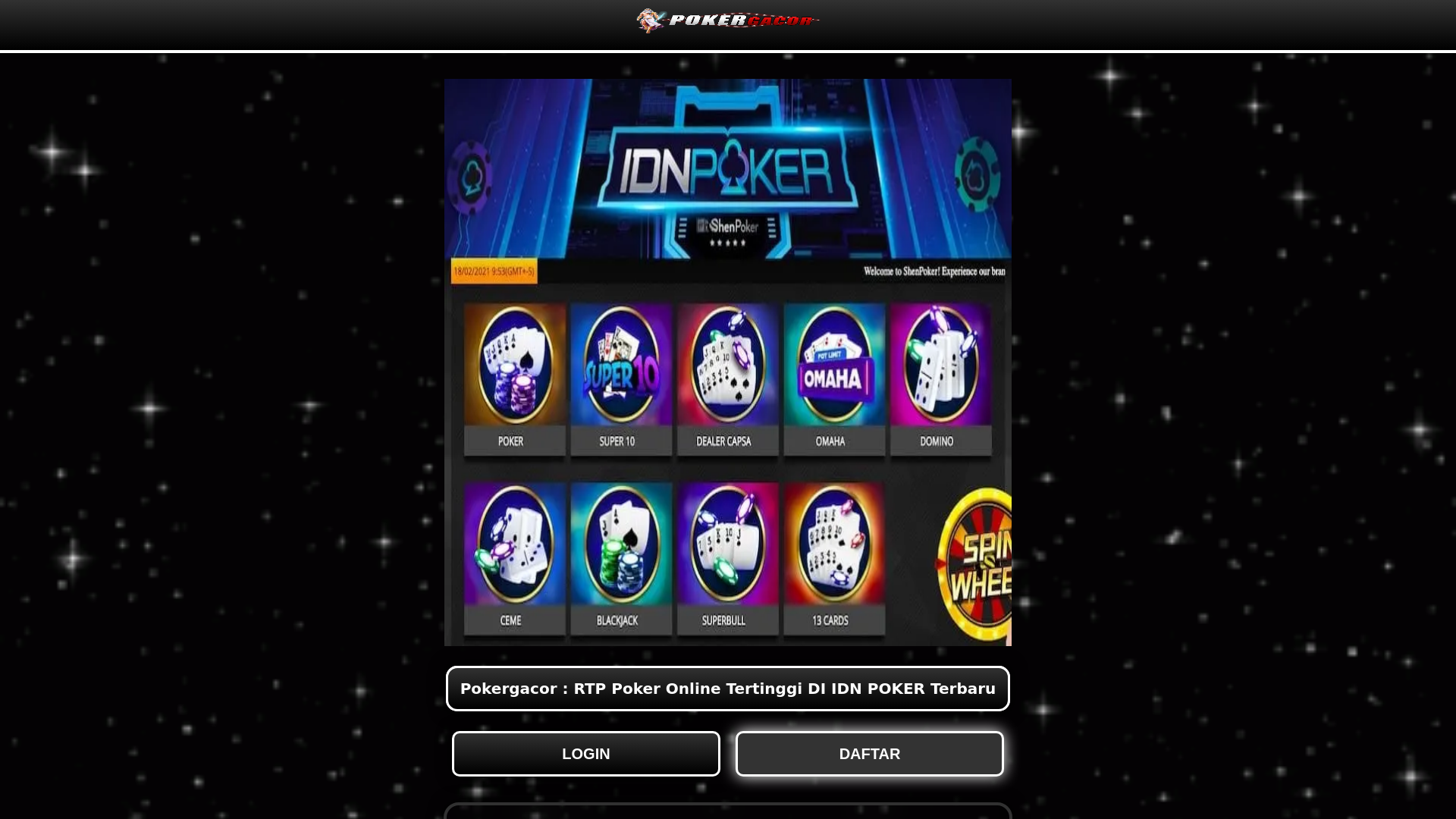 website screenshot of https://idnpoker-carvalheira.pages.dev/
