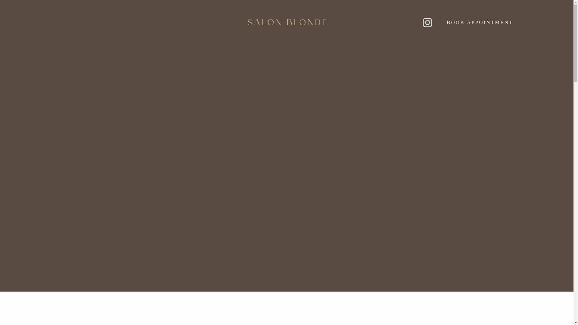 website screenshot of https://salonblondela.com/