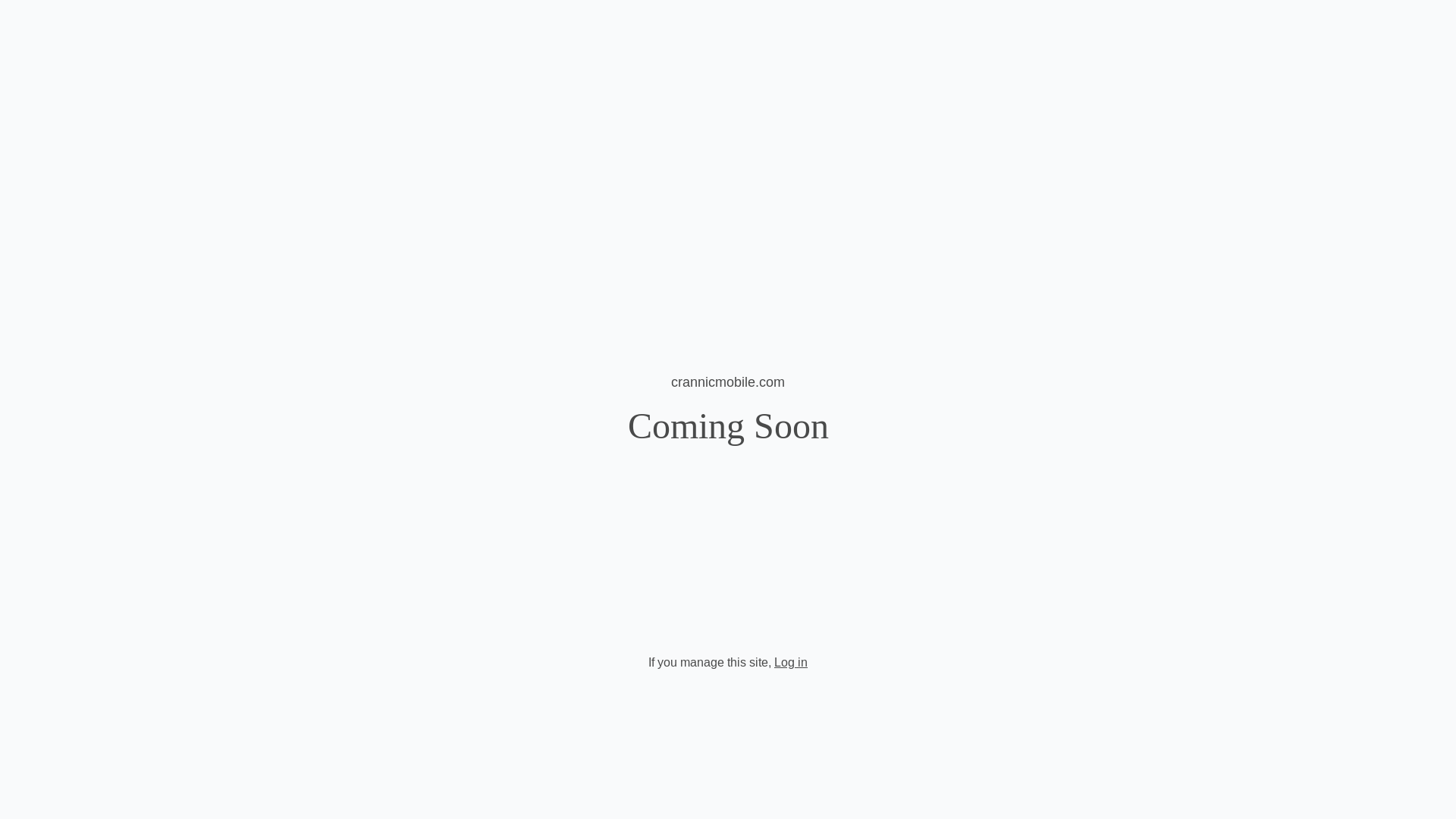 website screenshot of https://crannicmobile.com/