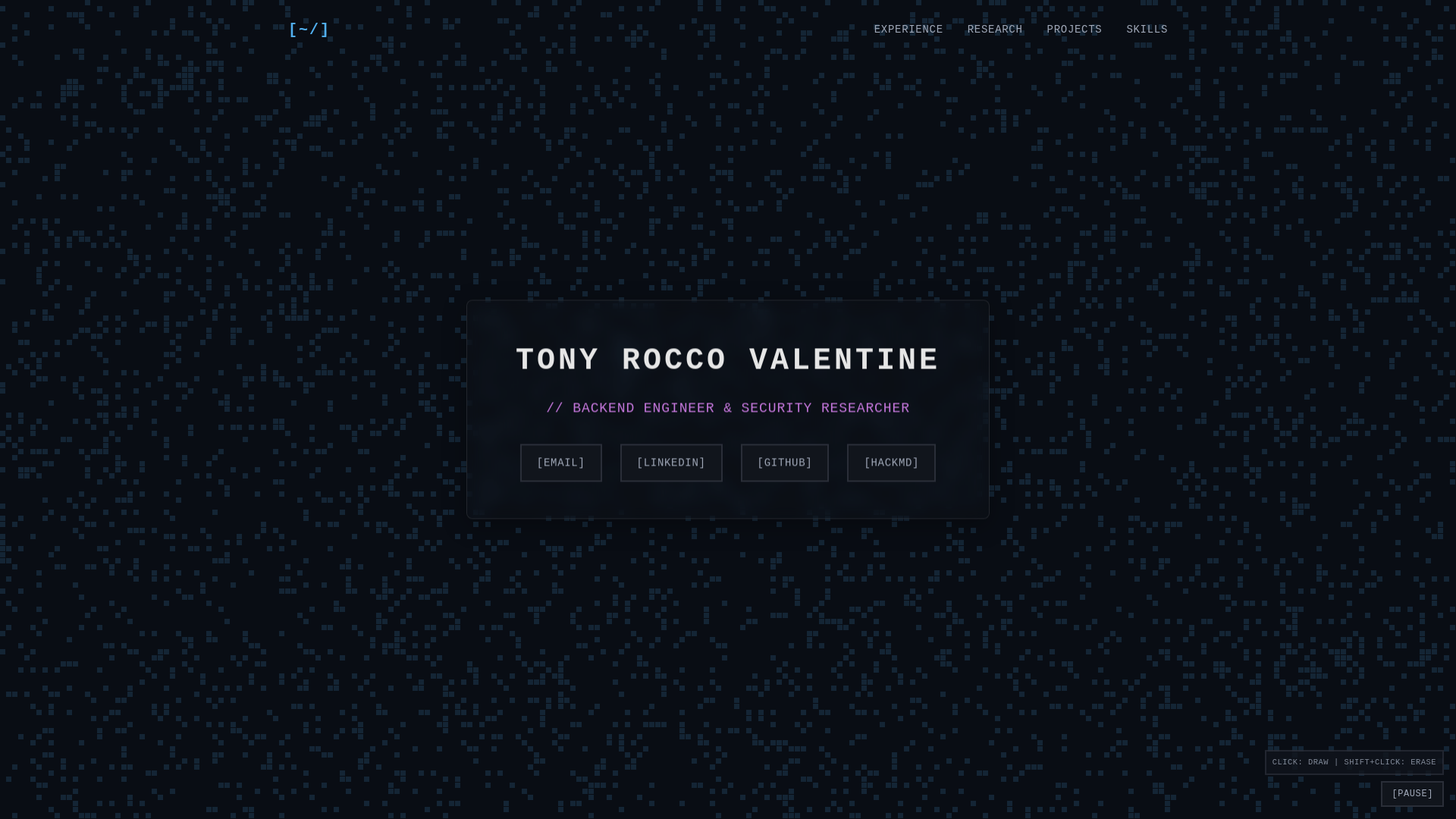 website screenshot of https://trvalentine.pages.dev/
