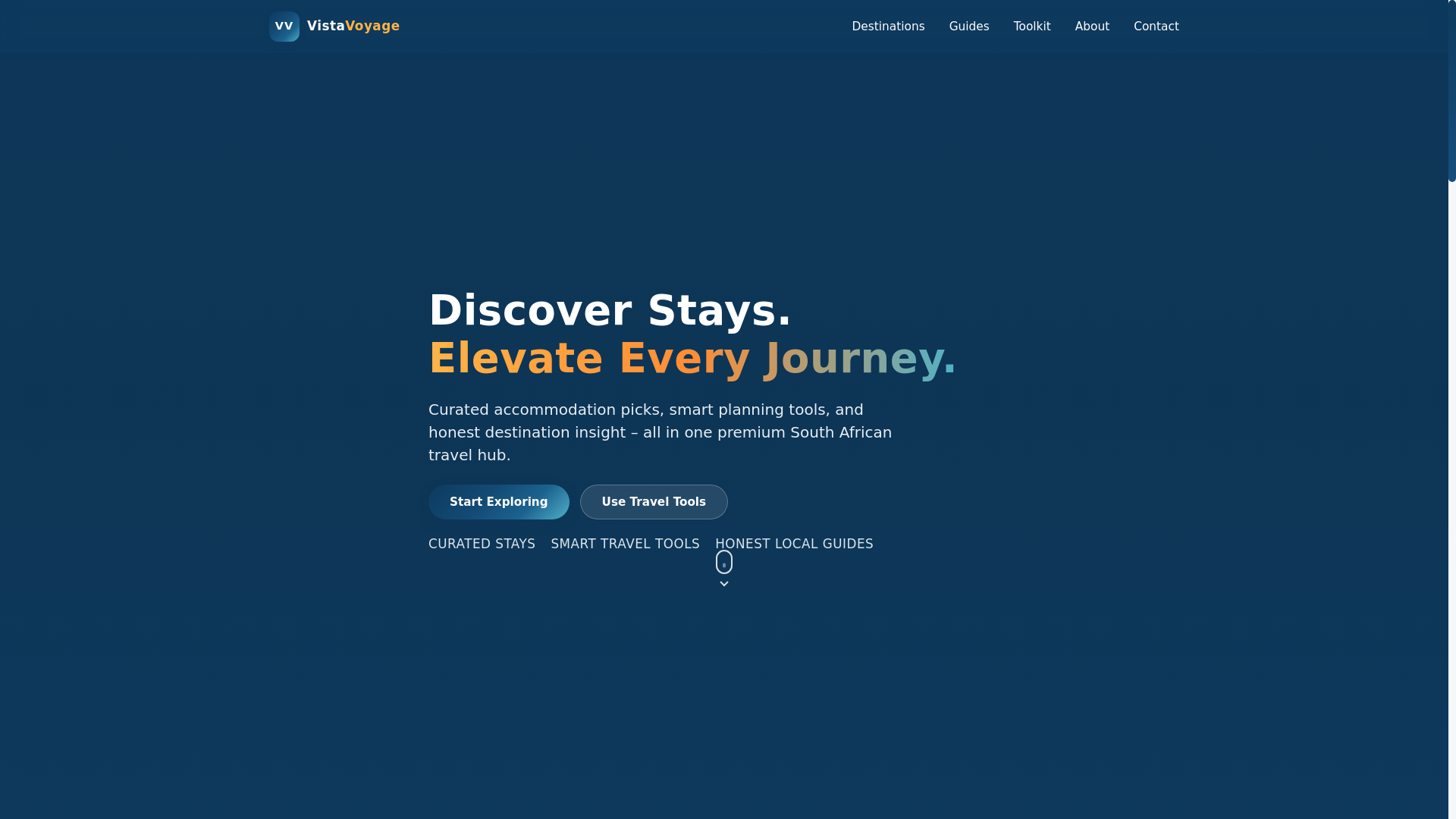 website screenshot of https://vistavoyage-site.pages.dev/