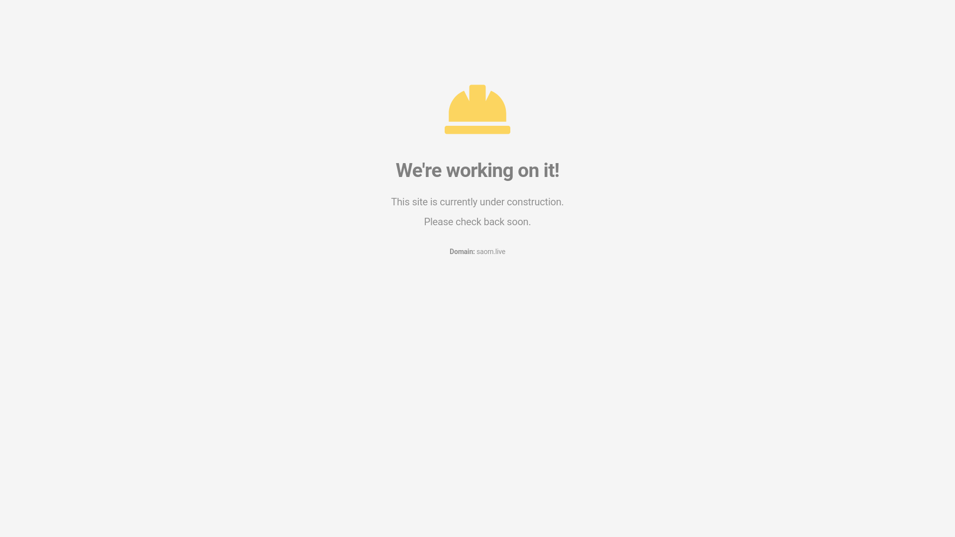 website screenshot of https://saorn.live/