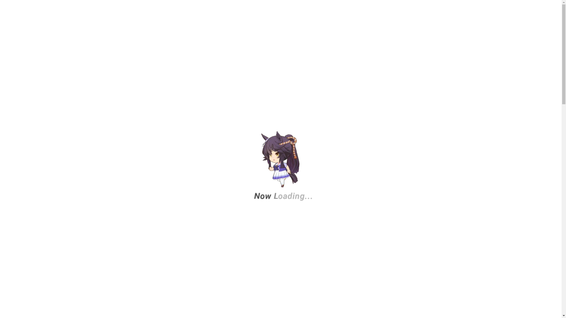 website screenshot of https://umamusume.jp/