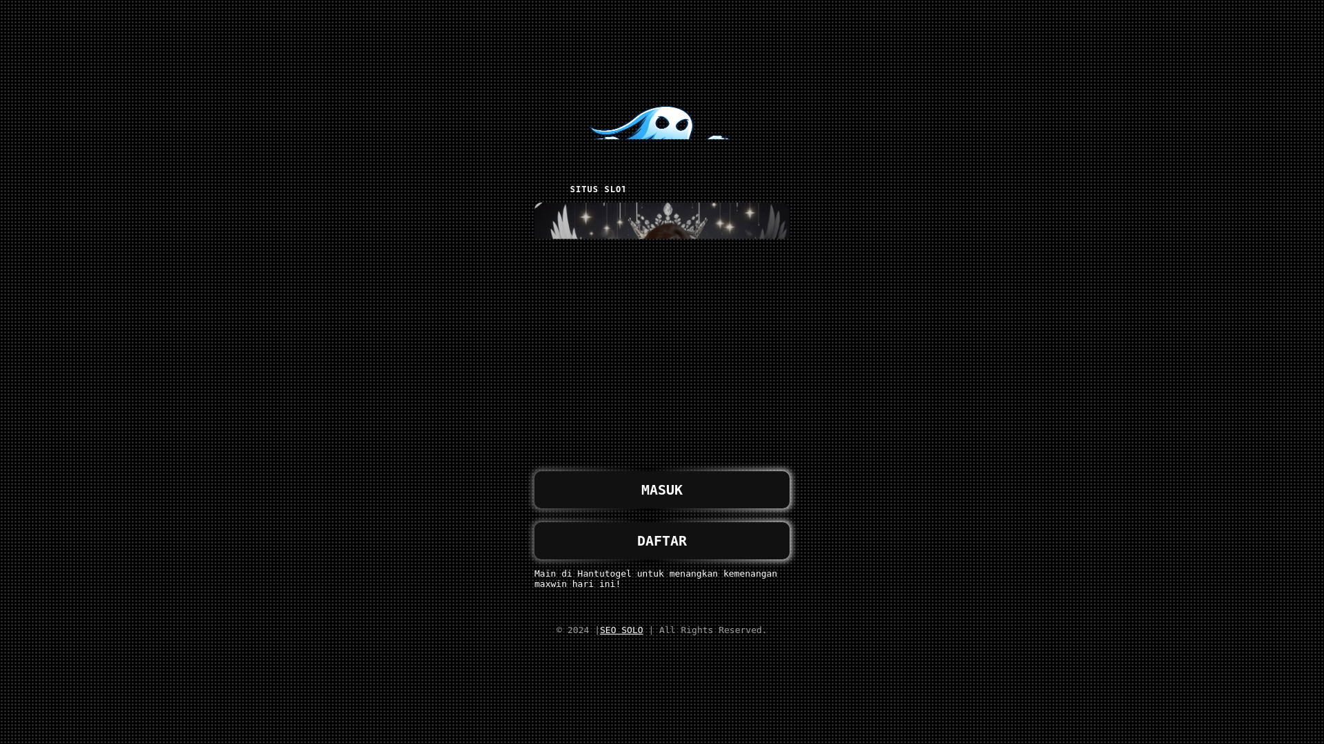 website screenshot of https://hantutogel.pages.dev/