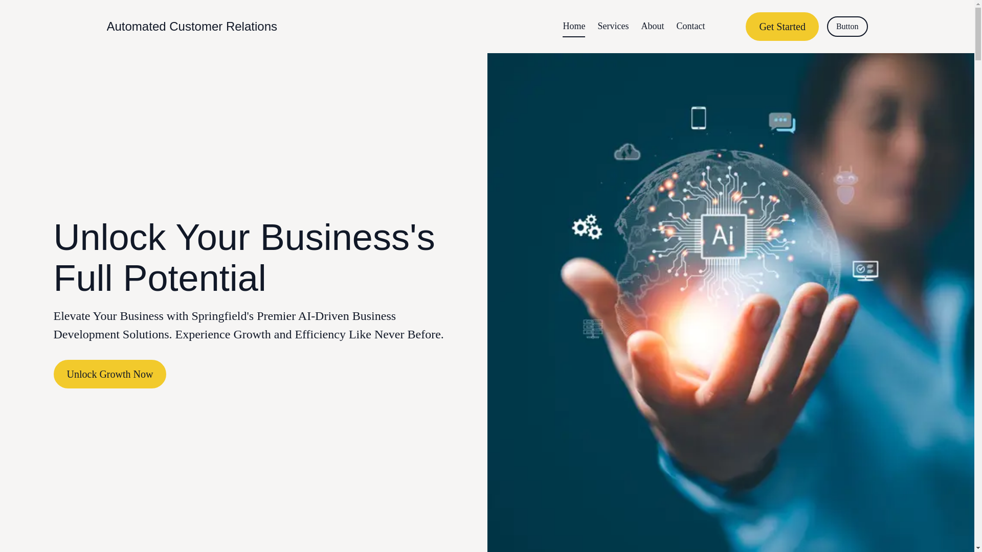 website screenshot of https://automatedclientrelations.com/