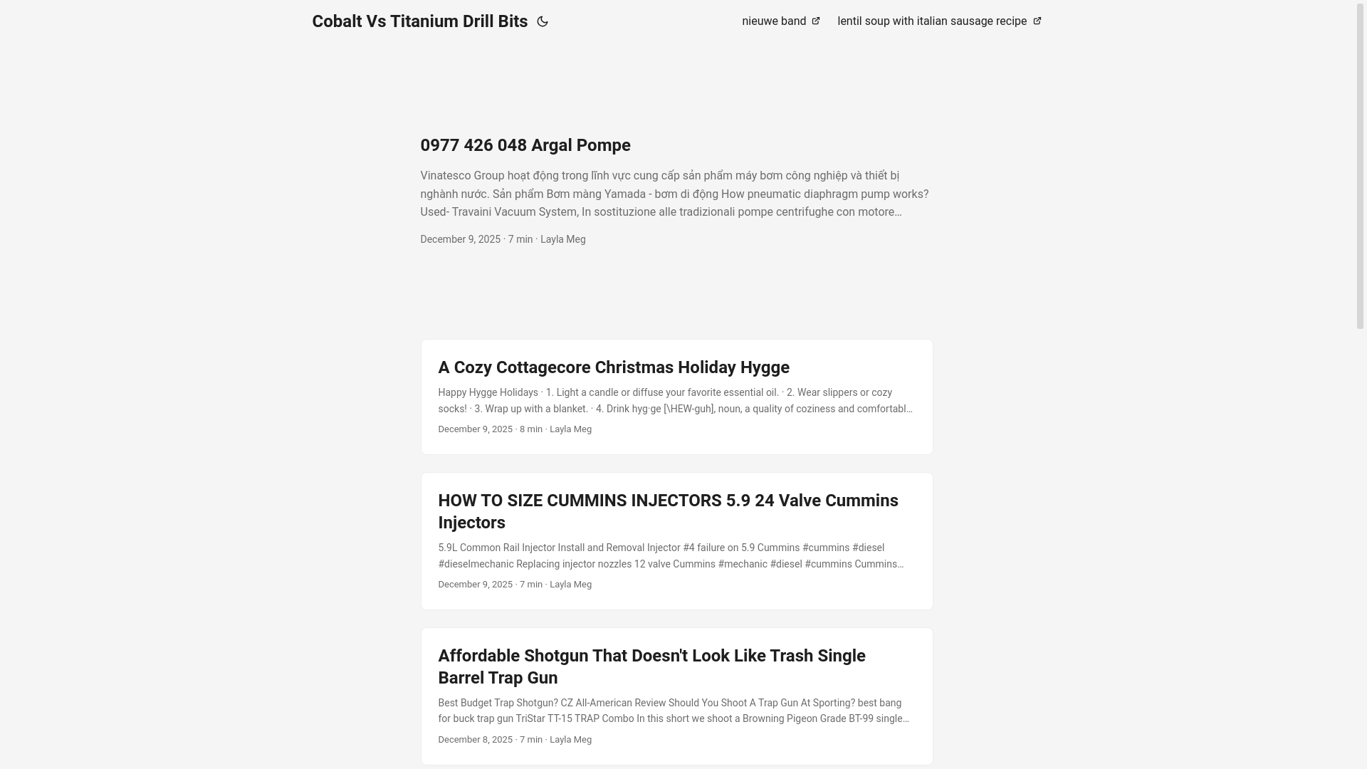 website screenshot of https://cobaltvstitaniumdrillbits.pages.dev/
