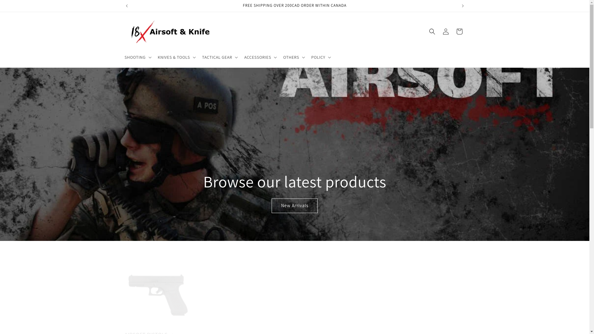 website screenshot of https://18plus.ca/