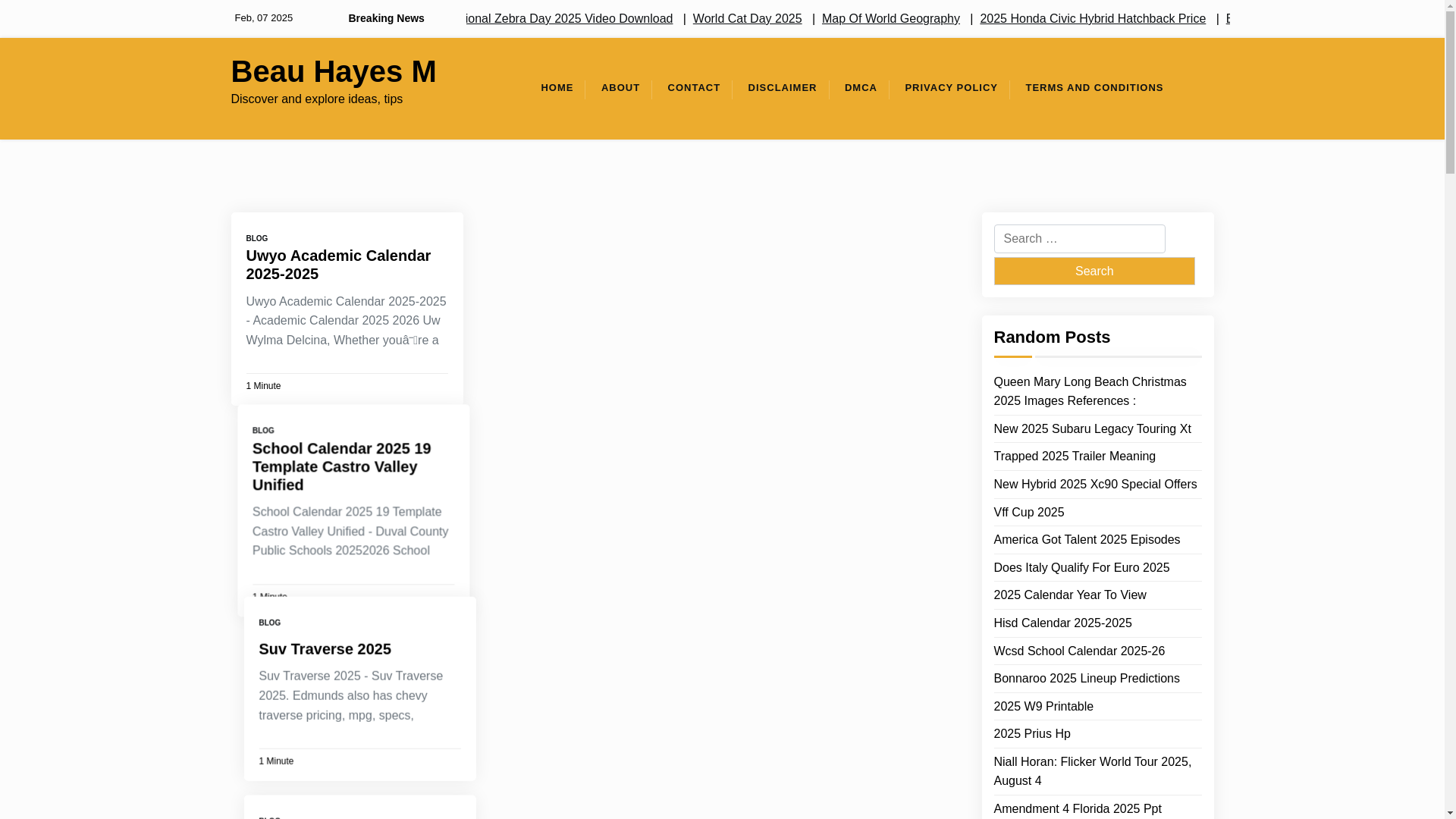 website screenshot of https://beauhayesm.pages.dev/