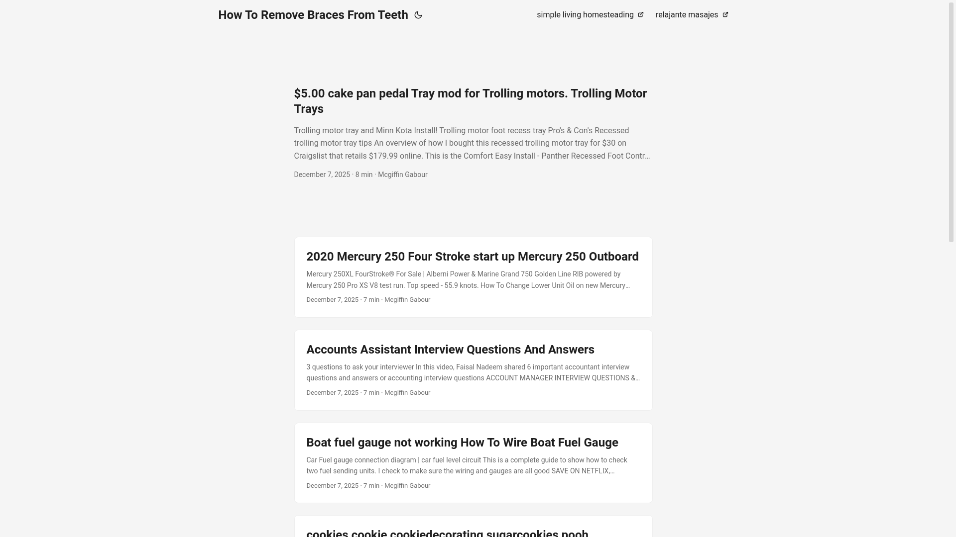website screenshot of https://howtoremovebracesfromteeth2.pages.dev/