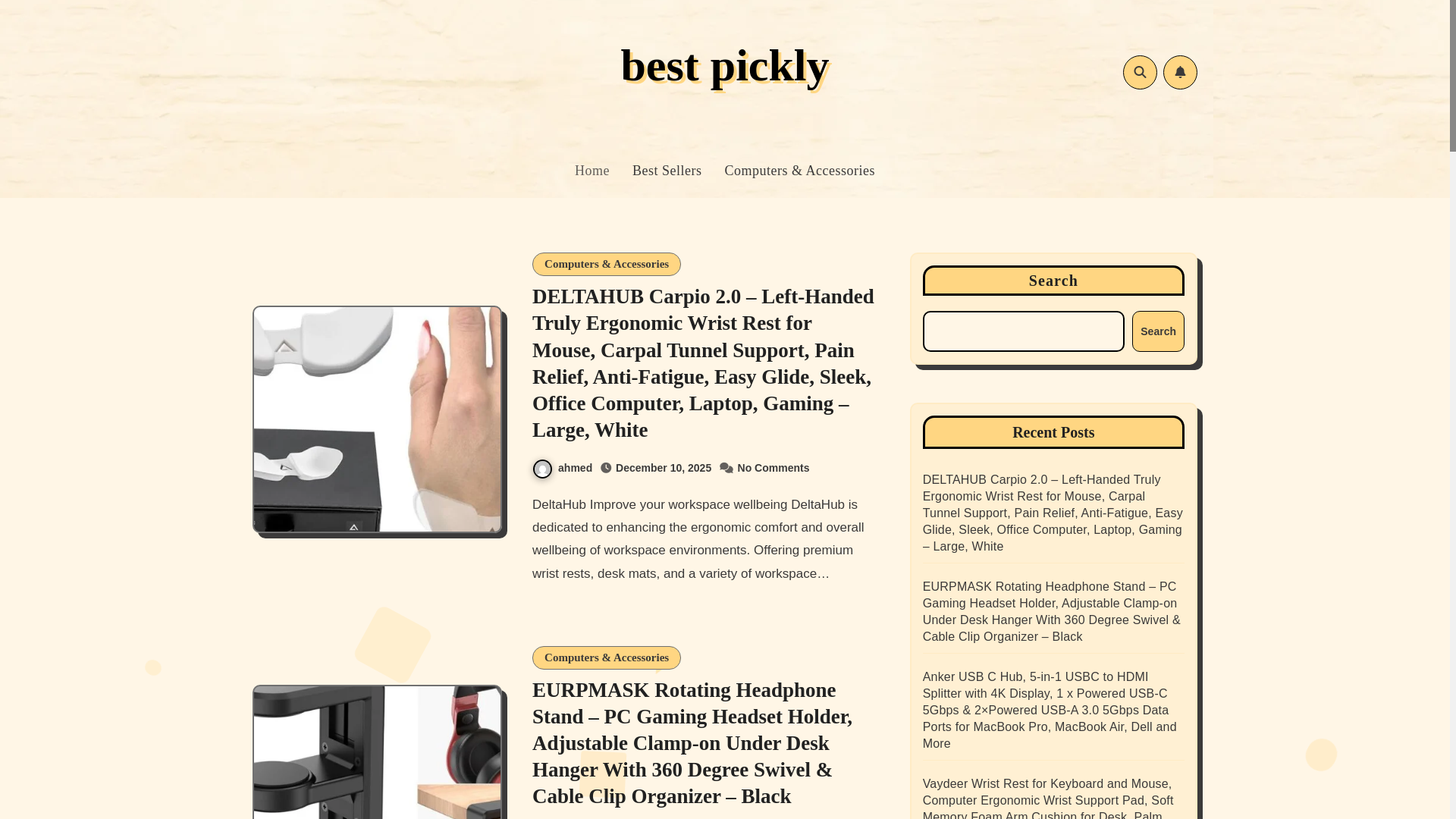 website screenshot of https://bestpickly.site/