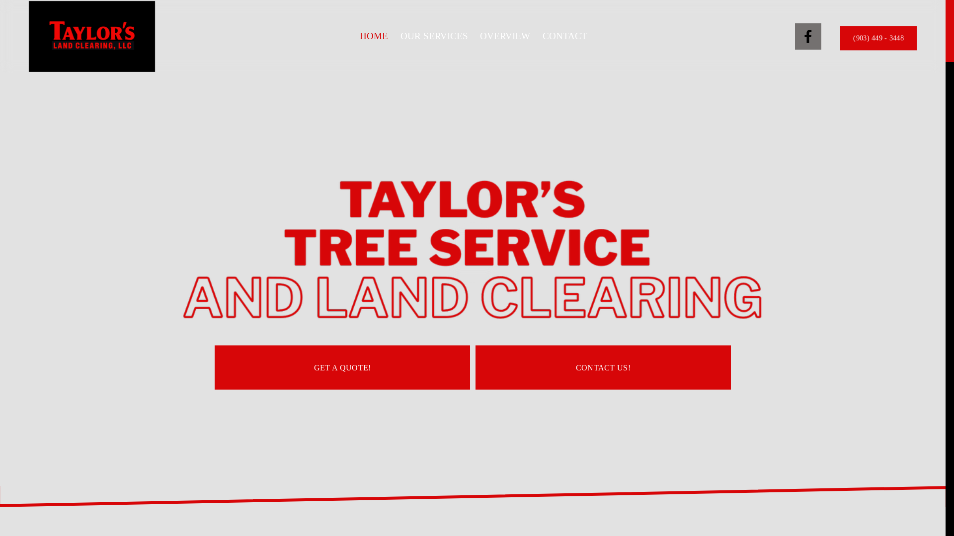 website screenshot of https://taylorslandclearing.net/
