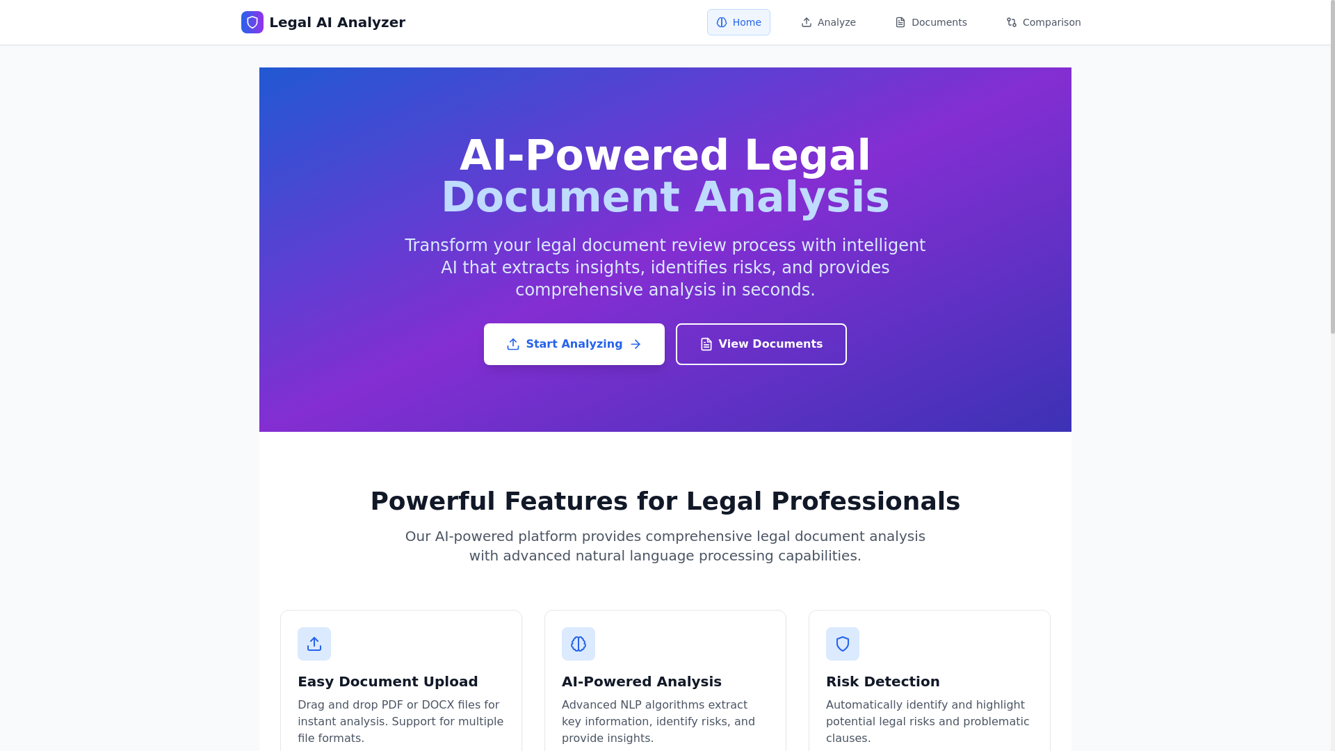website screenshot of https://aidocanalyzer.pages.dev/