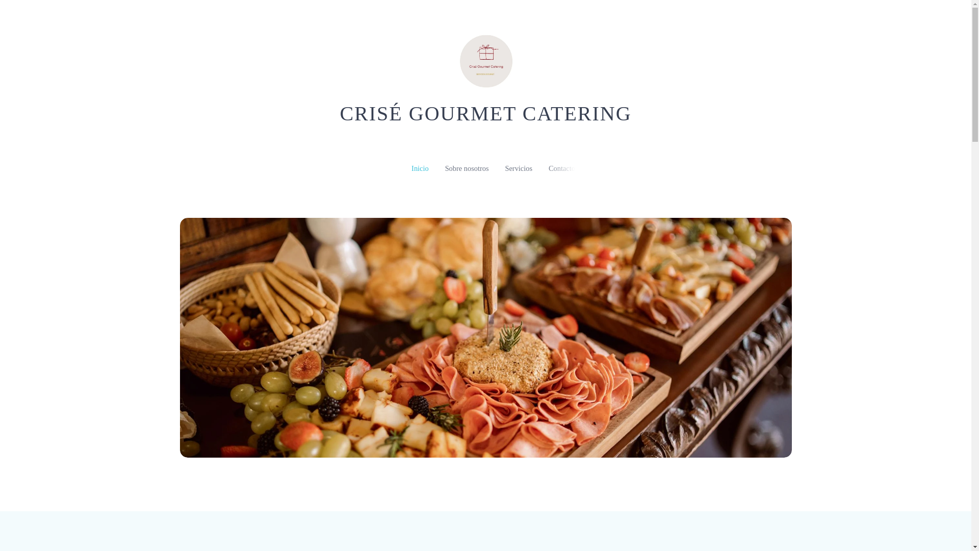website screenshot of https://crisegourmet-caterning.com/