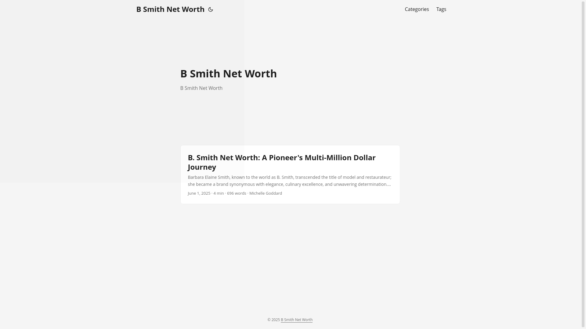 website screenshot of https://b-smith-net-worth20250727.pages.dev/