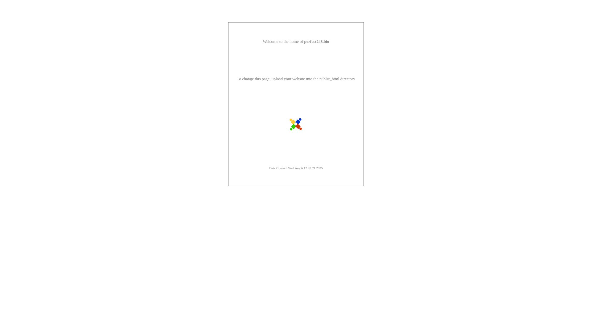 website screenshot of https://perfect248.bio/