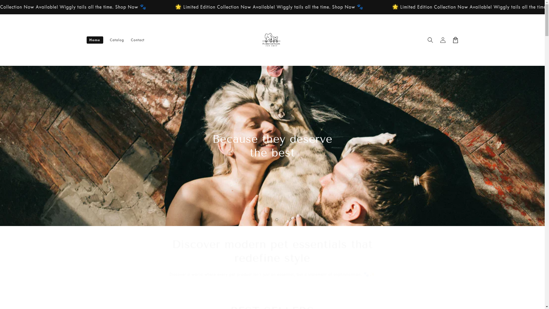 website screenshot of https://fureverneeds.shop/