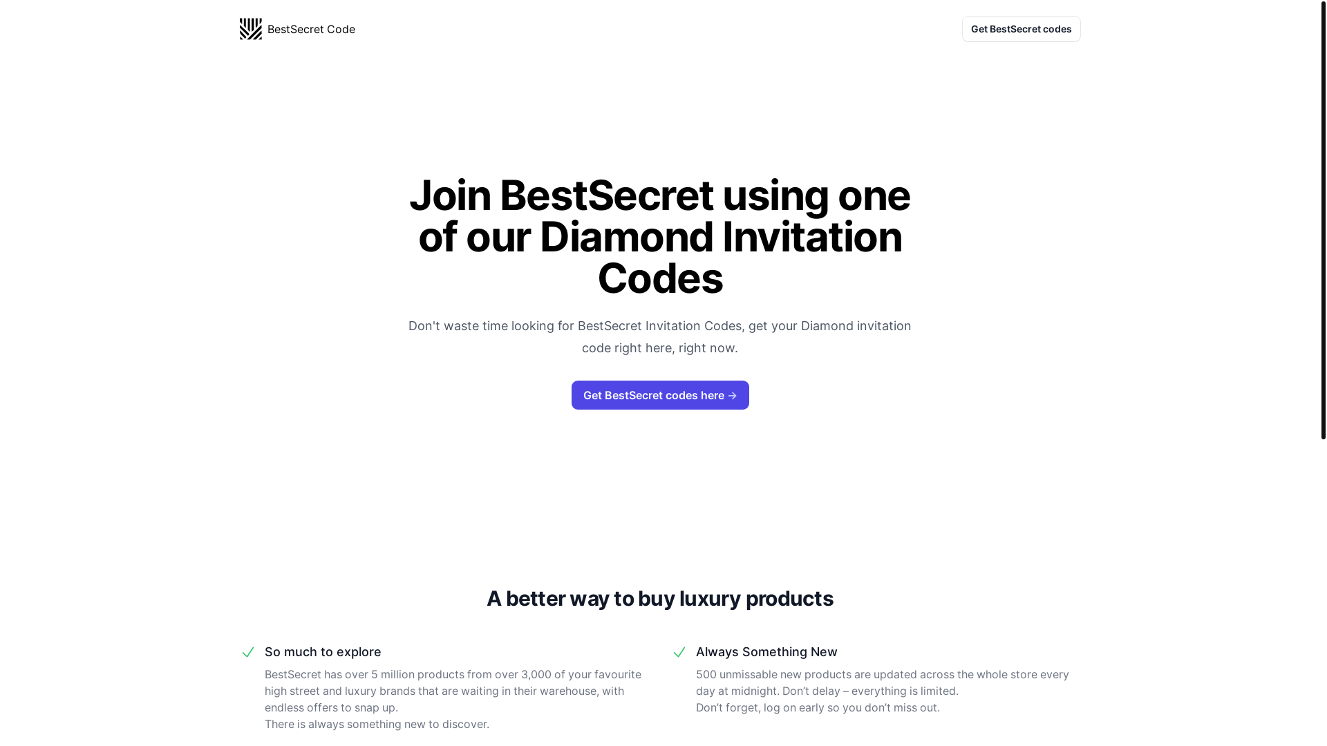 website screenshot of https://bestsecret-code-nuxt.pages.dev/