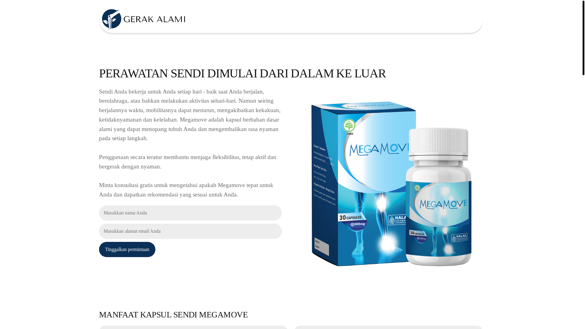 website screenshot of https://gerakalamiy.info/