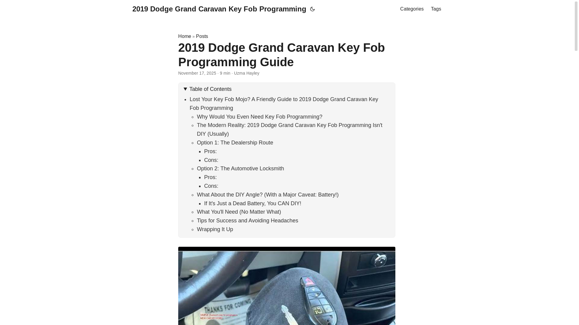 website screenshot of https://2019dodgegrandcaravankeyfobprogramming.pages.dev/