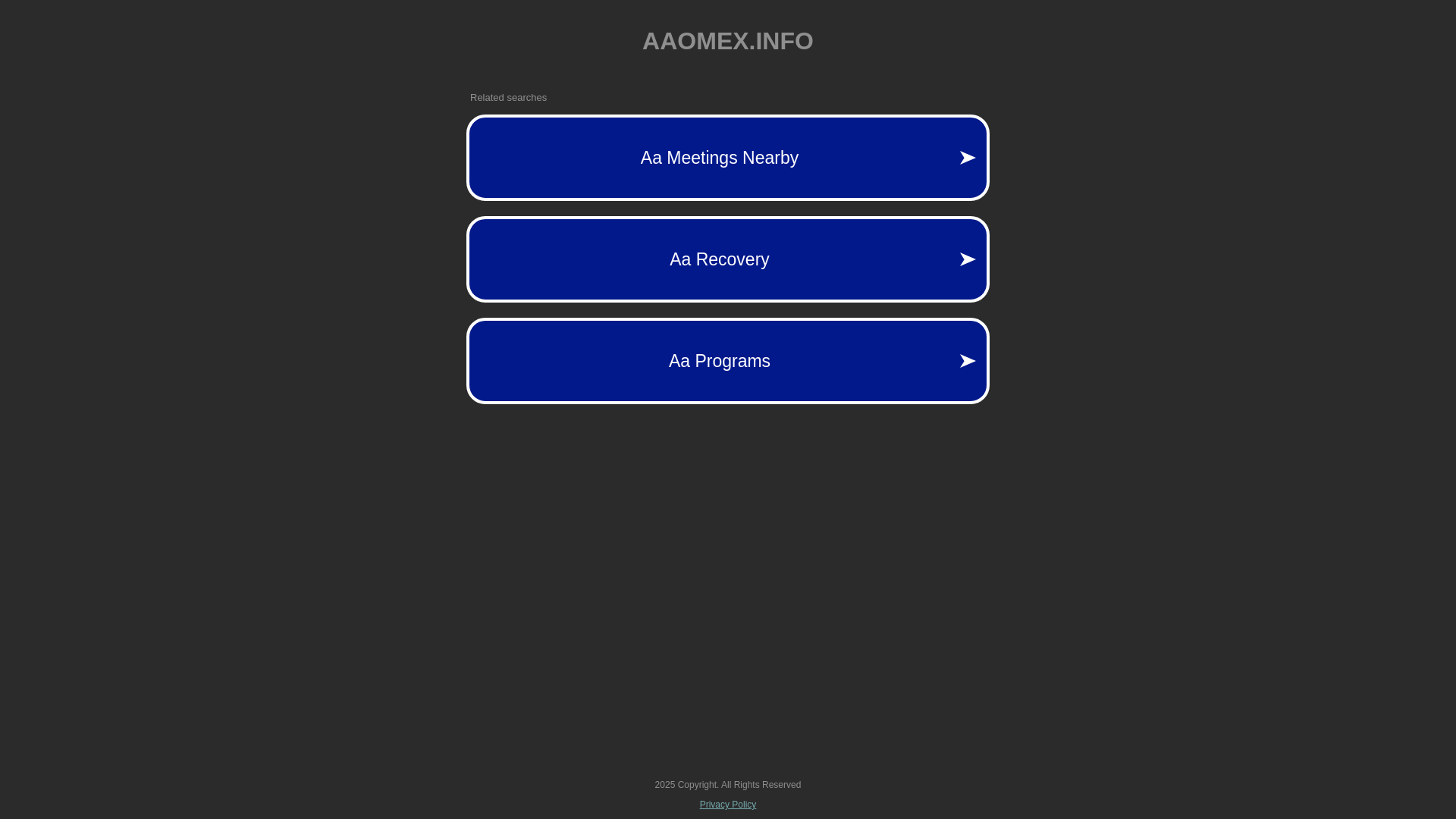 website screenshot of https://aaomex.info/