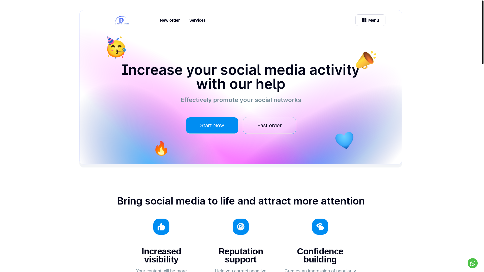 website screenshot of https://boostahq.com/