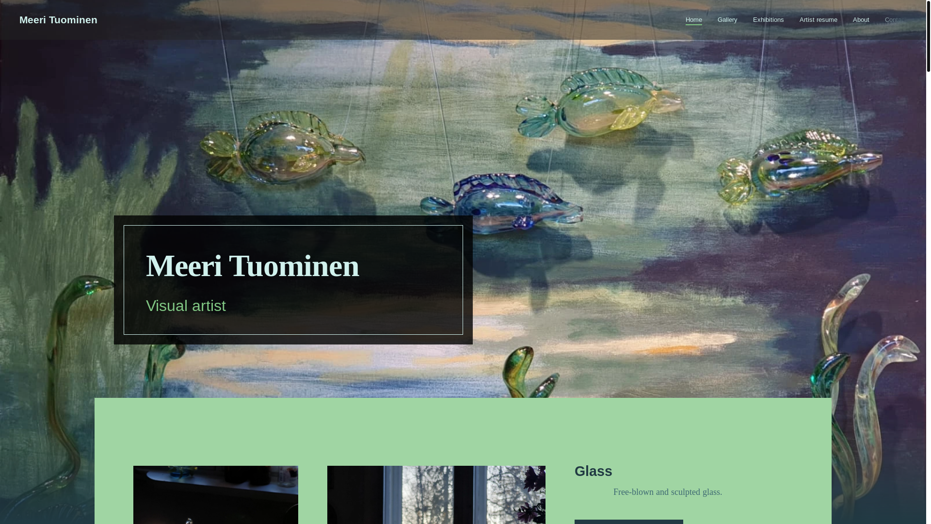 website screenshot of https://meerituominen.com/